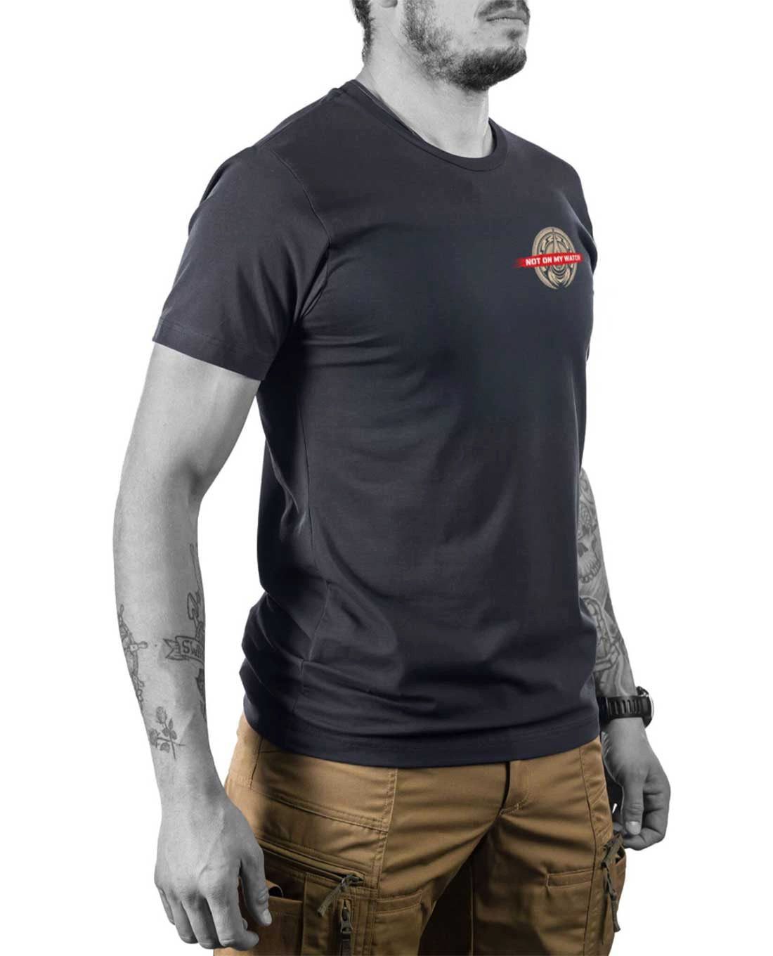 UF PRO T-Shirt Not on my Watch Tee Black