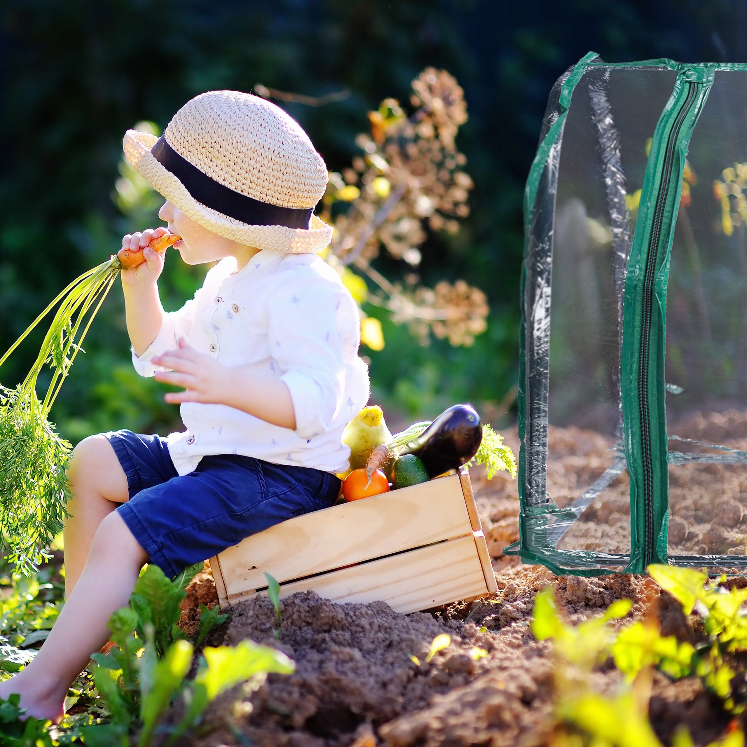 relaxdays Foliengewächshaus Foliengewächshaus