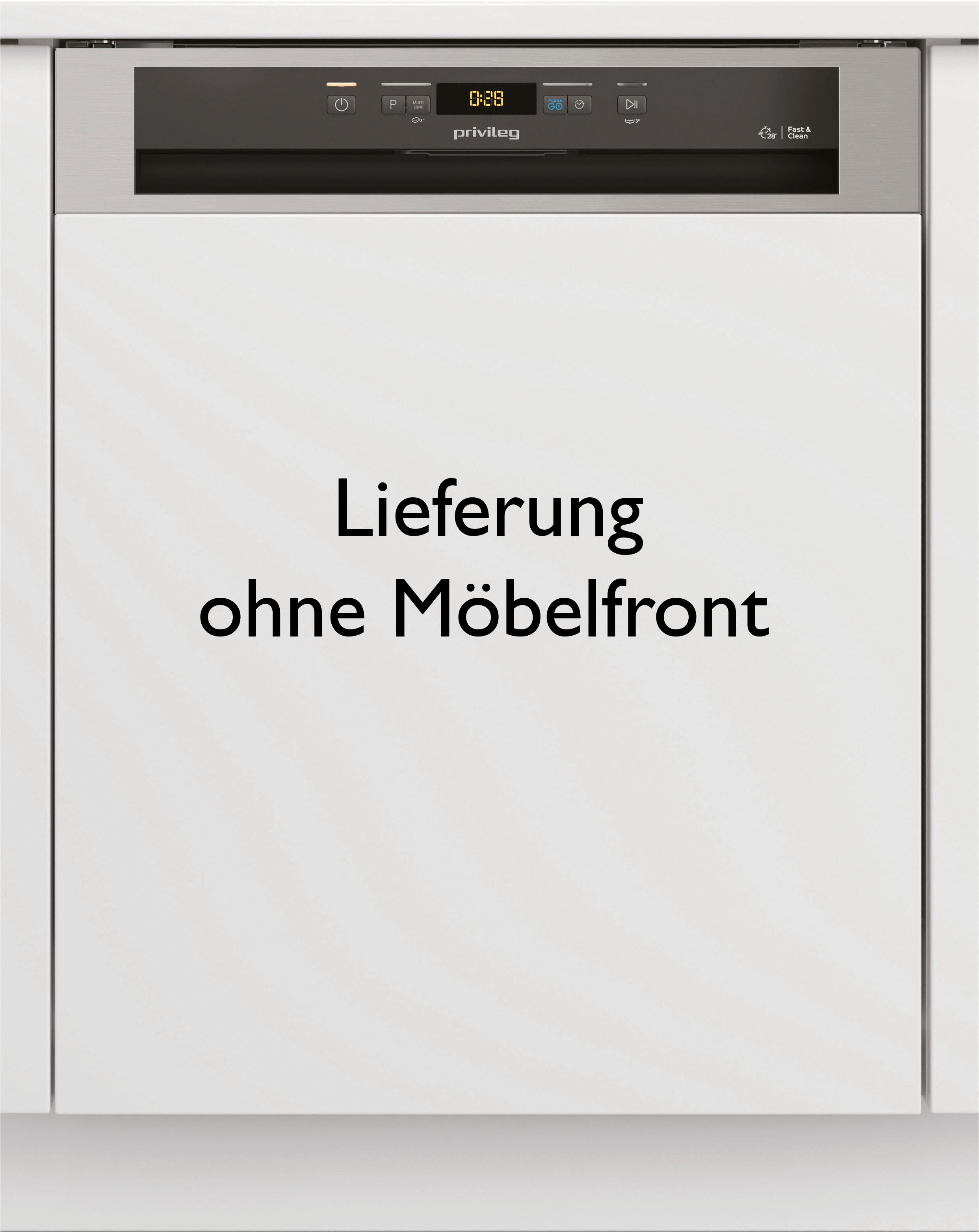 Privileg teilintegrierbarer Geschirrspüler P0B ECO D541 X, 14 Maßgedecke, Fast&Clean 28 Min. – das effektive Reinigungsprogramm unter 28 Minuten – Bild 5 von 5