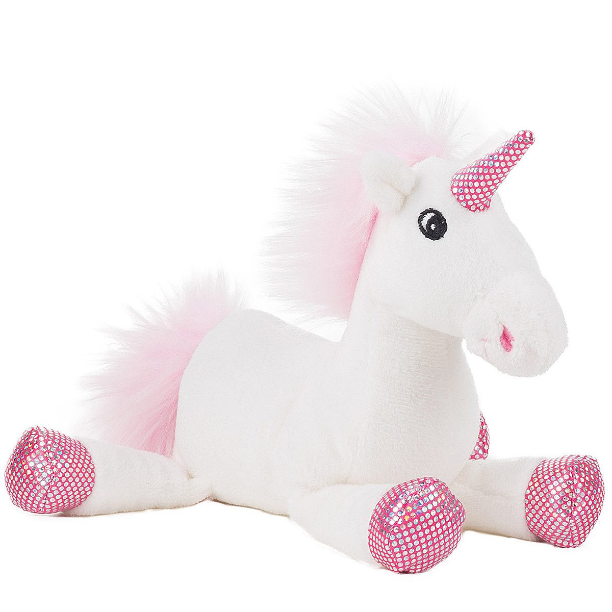 Schaffer Collection Kuscheltier Einhorn "Shiny", besonders weich und kuschelig, mit funkelnden Glitzer-Details