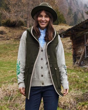 Reitmayer Strickjacke Cardigan mit Gartenkräutern