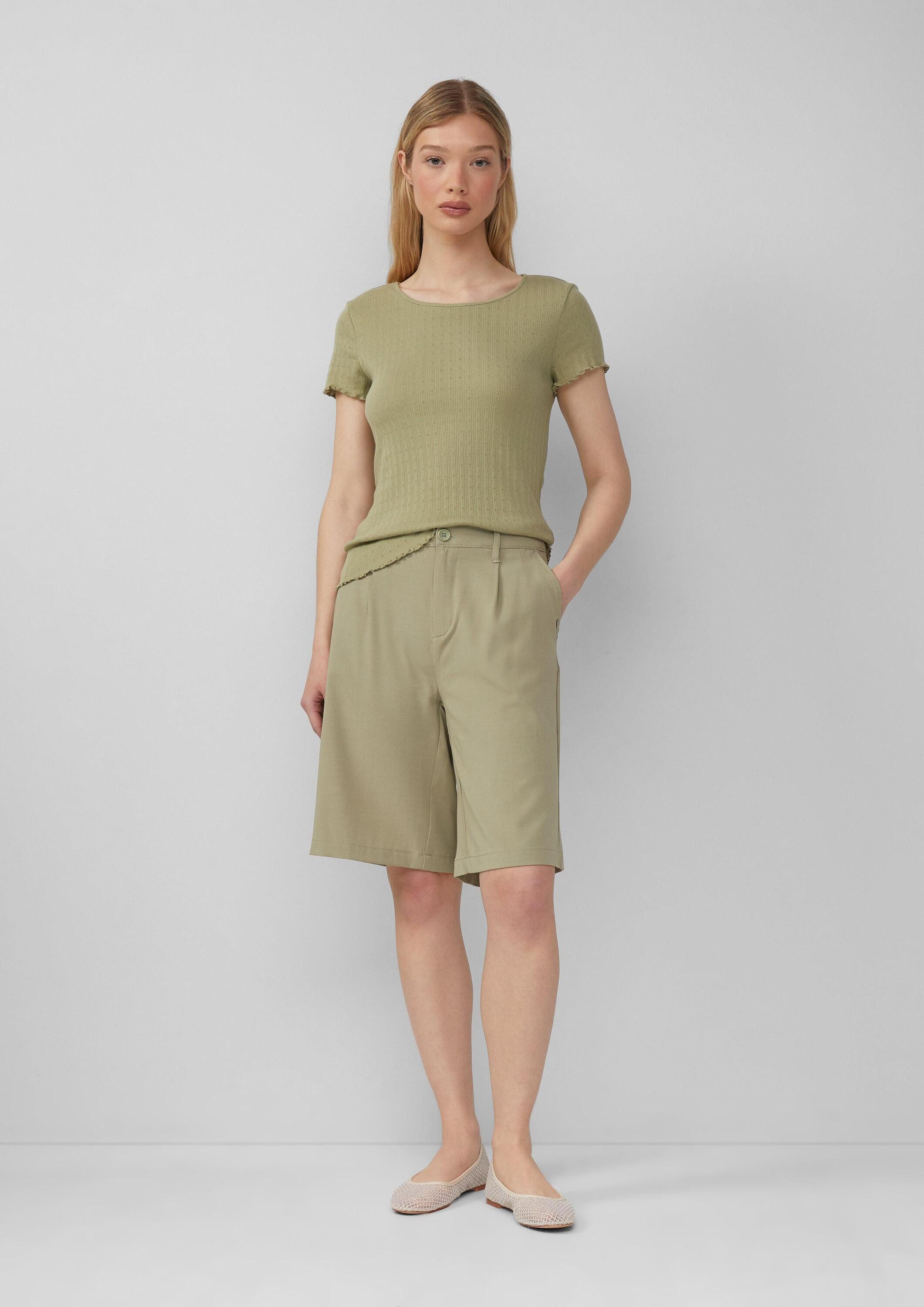 QS Шорты Hose Bermuda aus Viskosemix (1-tlg)