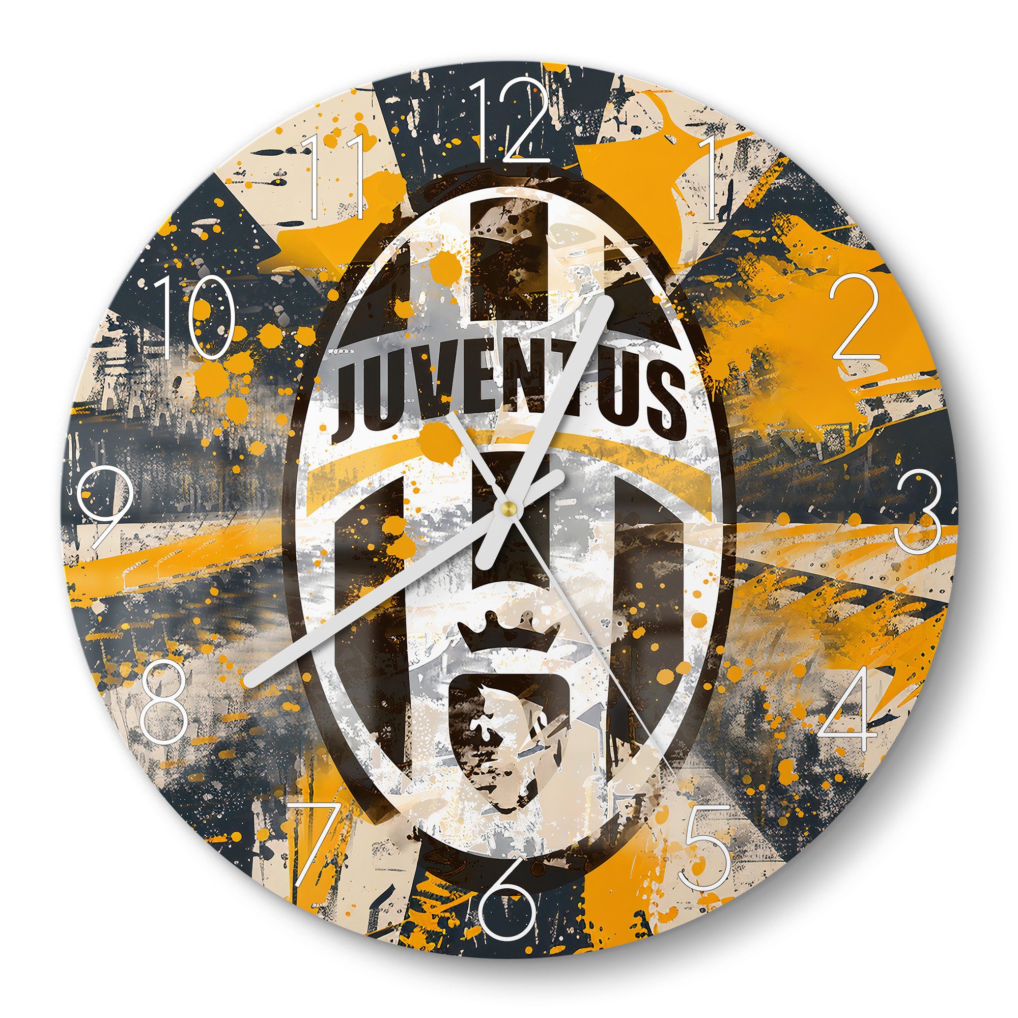 DEQORI Wanduhr 'Wappen Juventus Turin' (Glas günstig online kaufen