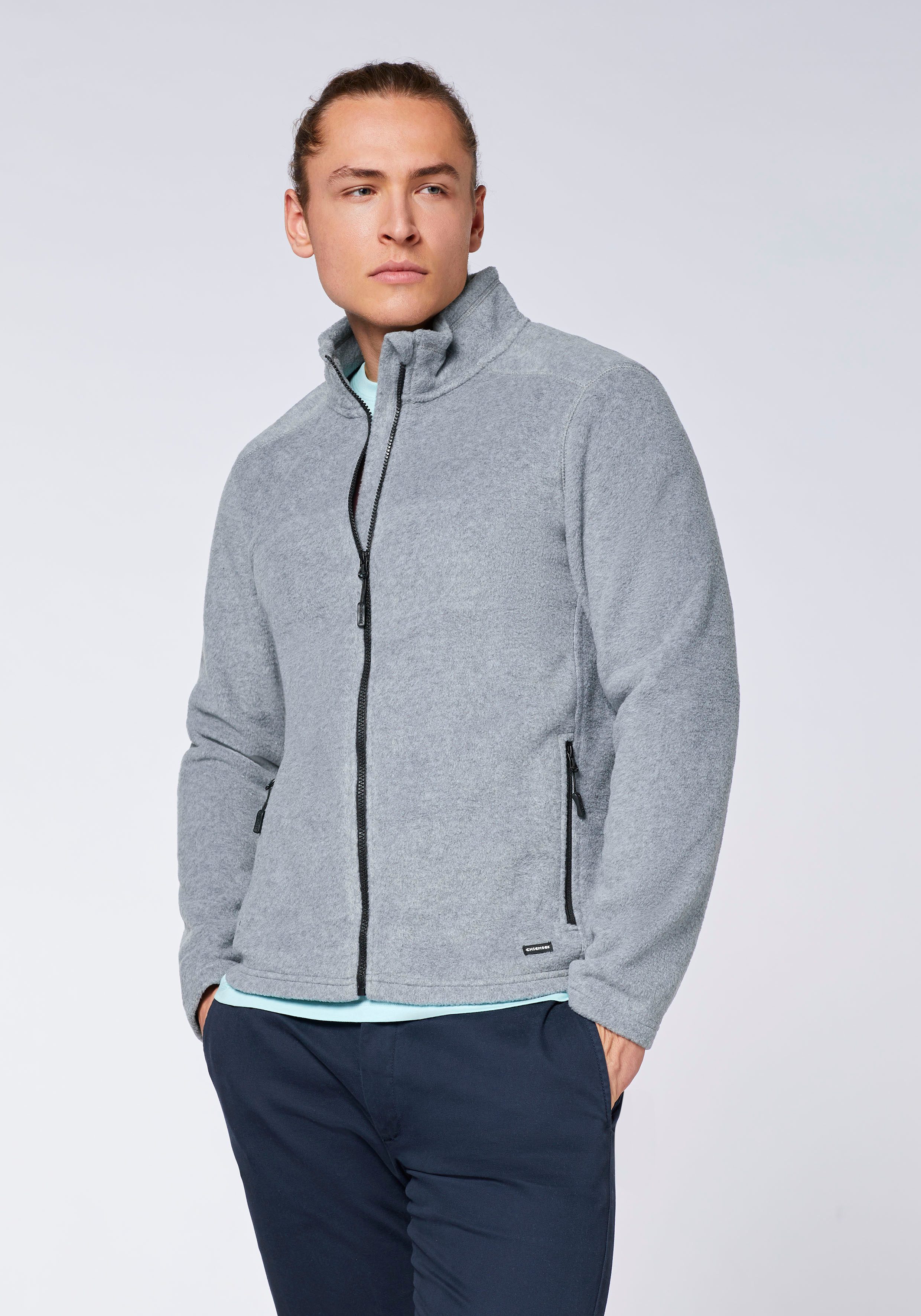 Chiemsee Fleecejacke Fleece-Jacke mit Logo-Symbol hinten günstig online kaufen