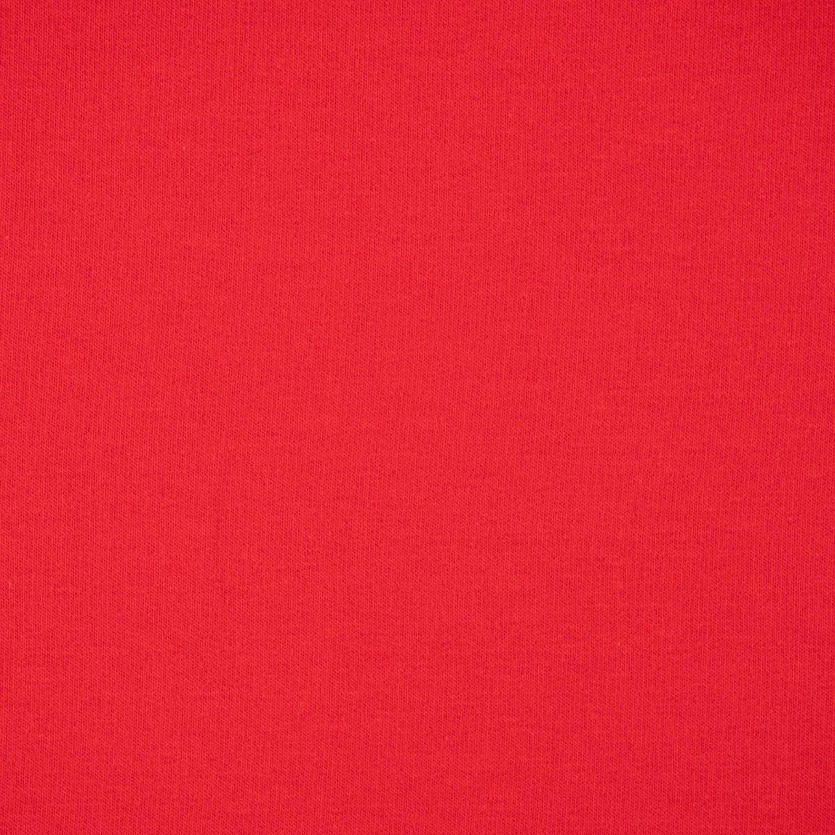 Thumbnail - SCHÖNER LEBEN. Stoff Sweatstoff Meterware Bio Soft Sweat dünn uni Rot 1,5m Breite, allergikergeeignet