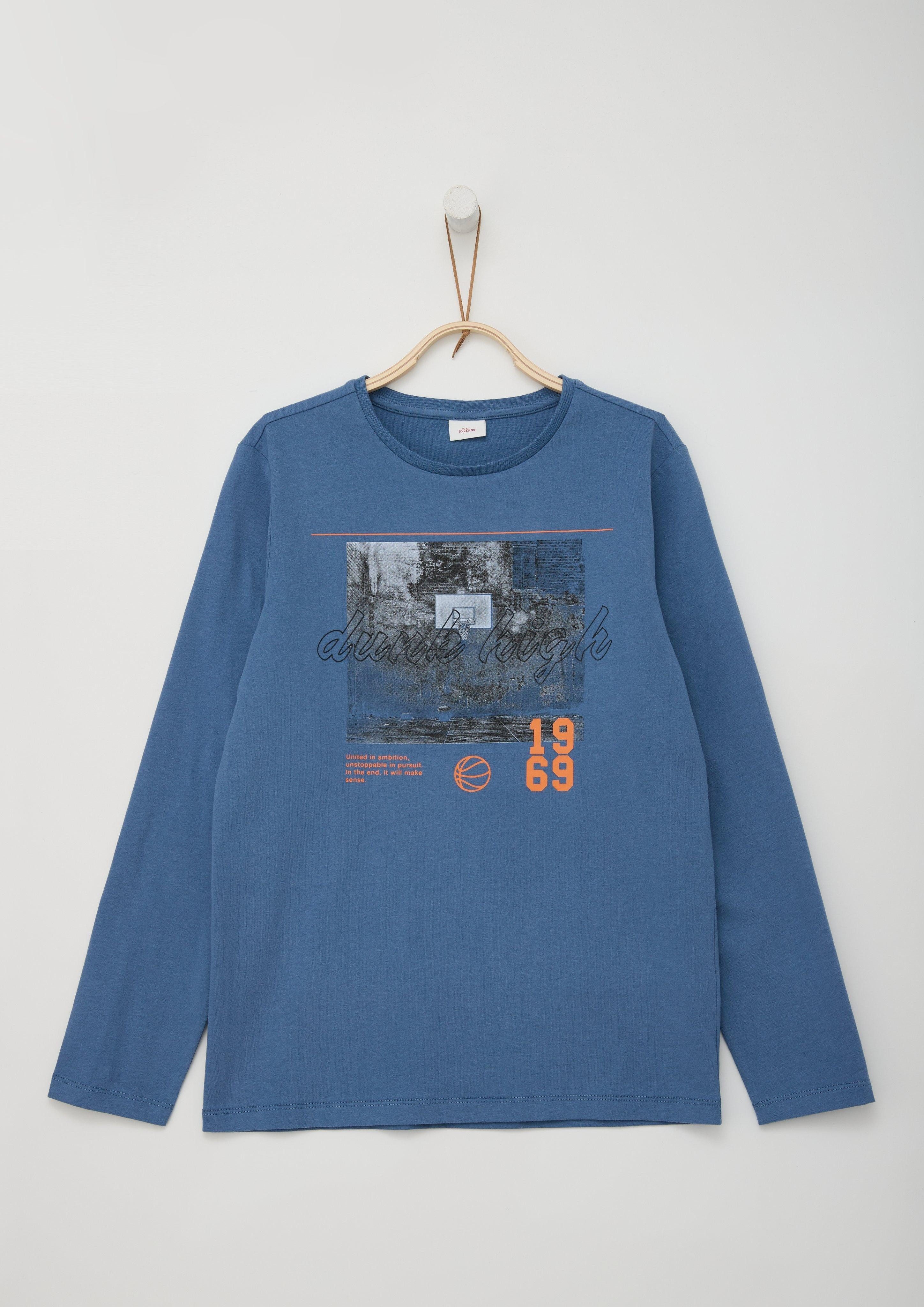 Langarmshirt Langarmshirt mit Frontprint