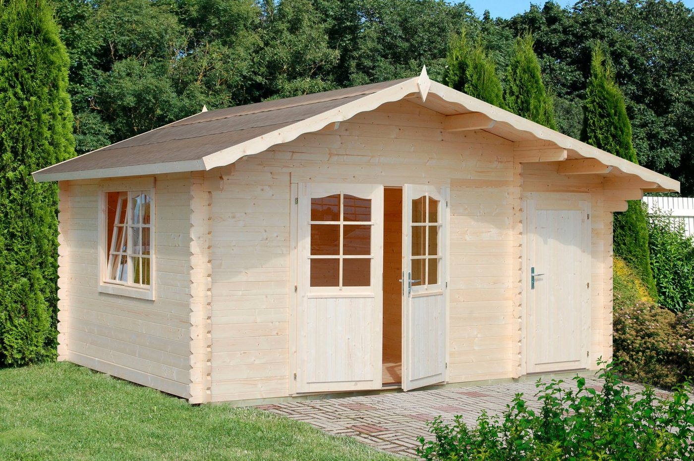 Thumbnail - Palmako Gartenhaus Emma, BxT: 513x410 cm, 14,2 qm