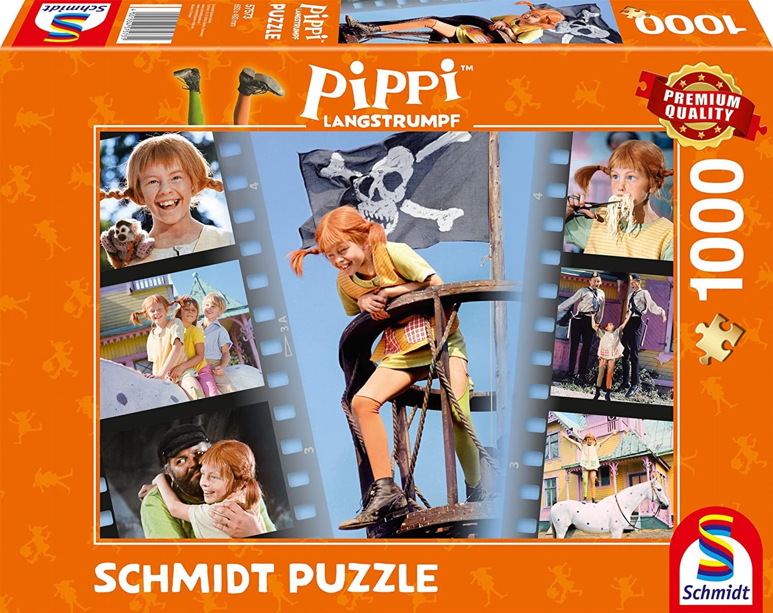 wild Schmidt Langstrumpf Pippi - und frech wunderbar, 1000 Puzzleteile Sei Spiele Puzzle