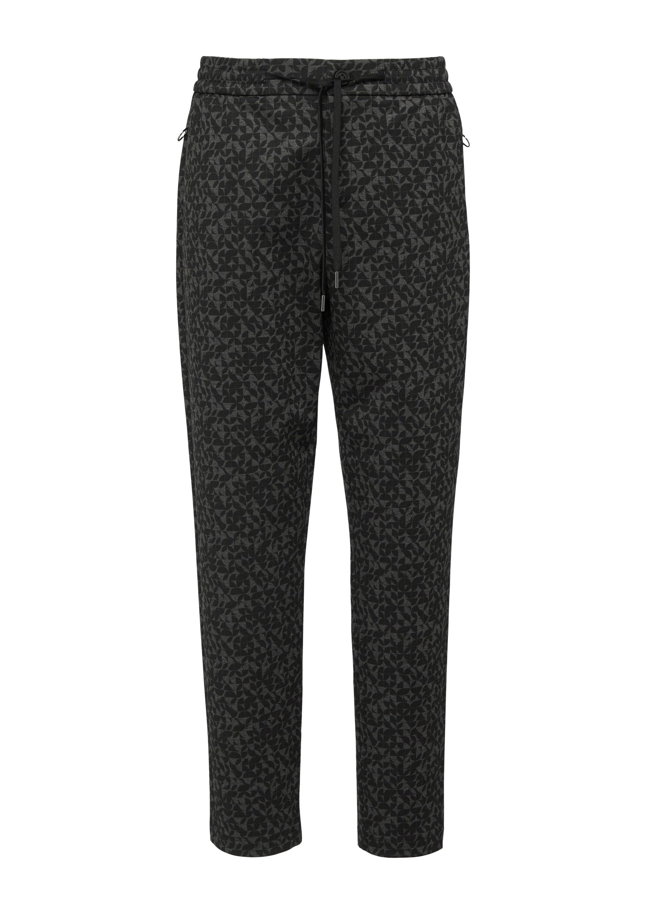 s.Oliver 7/8-Hose Hose Gemusterte Jogpants und günstig online kaufen
