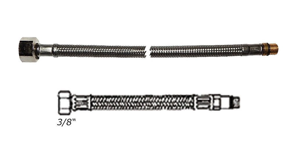 Quellmalz Flexschlauch Flexanschlussschlauch Armatur - Länge 500 mm, Durchmesser 8 mm