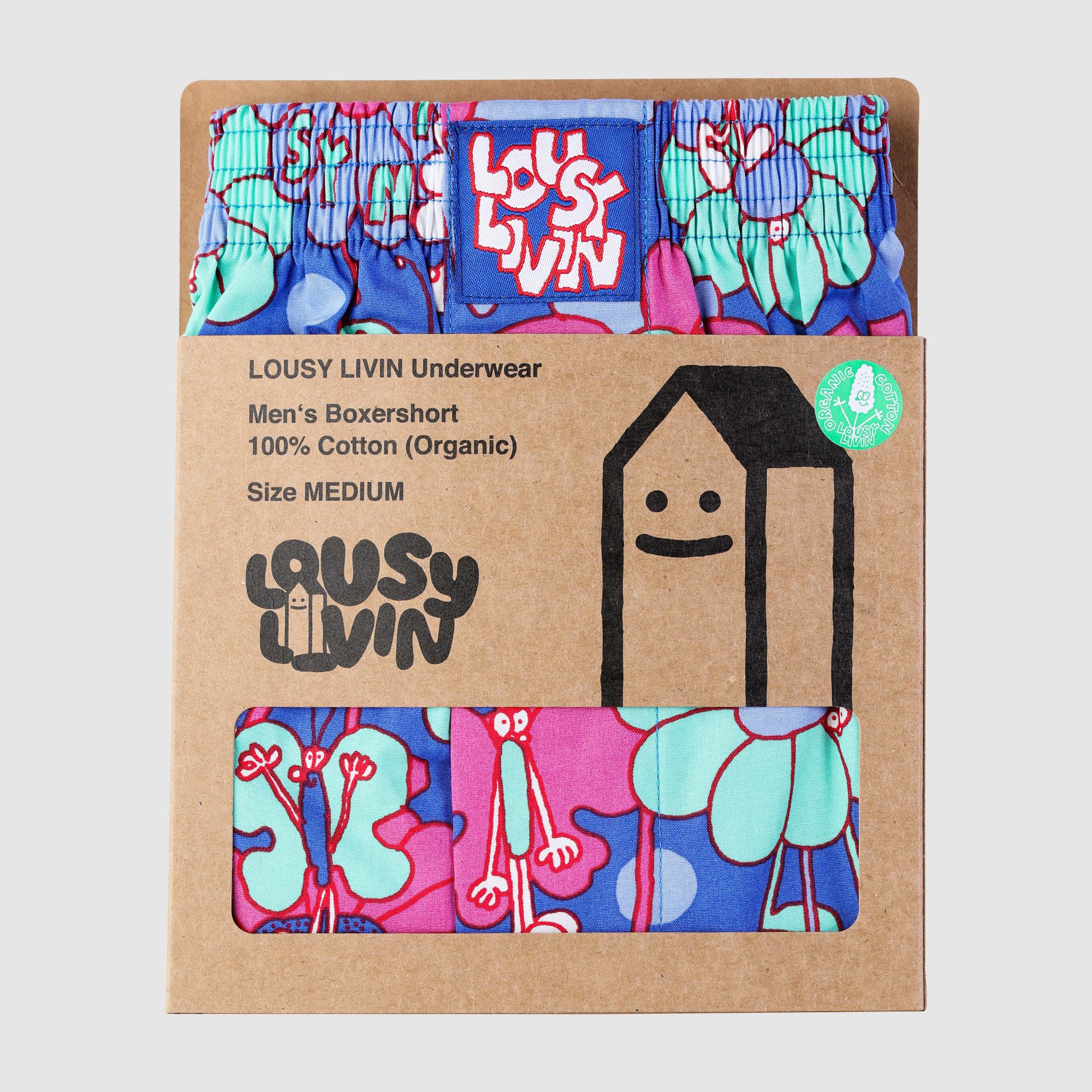 Lousy Livin Boxershorts Lousy Livin Boxershorts Butterfly Dazzling Blue S ( günstig online kaufen