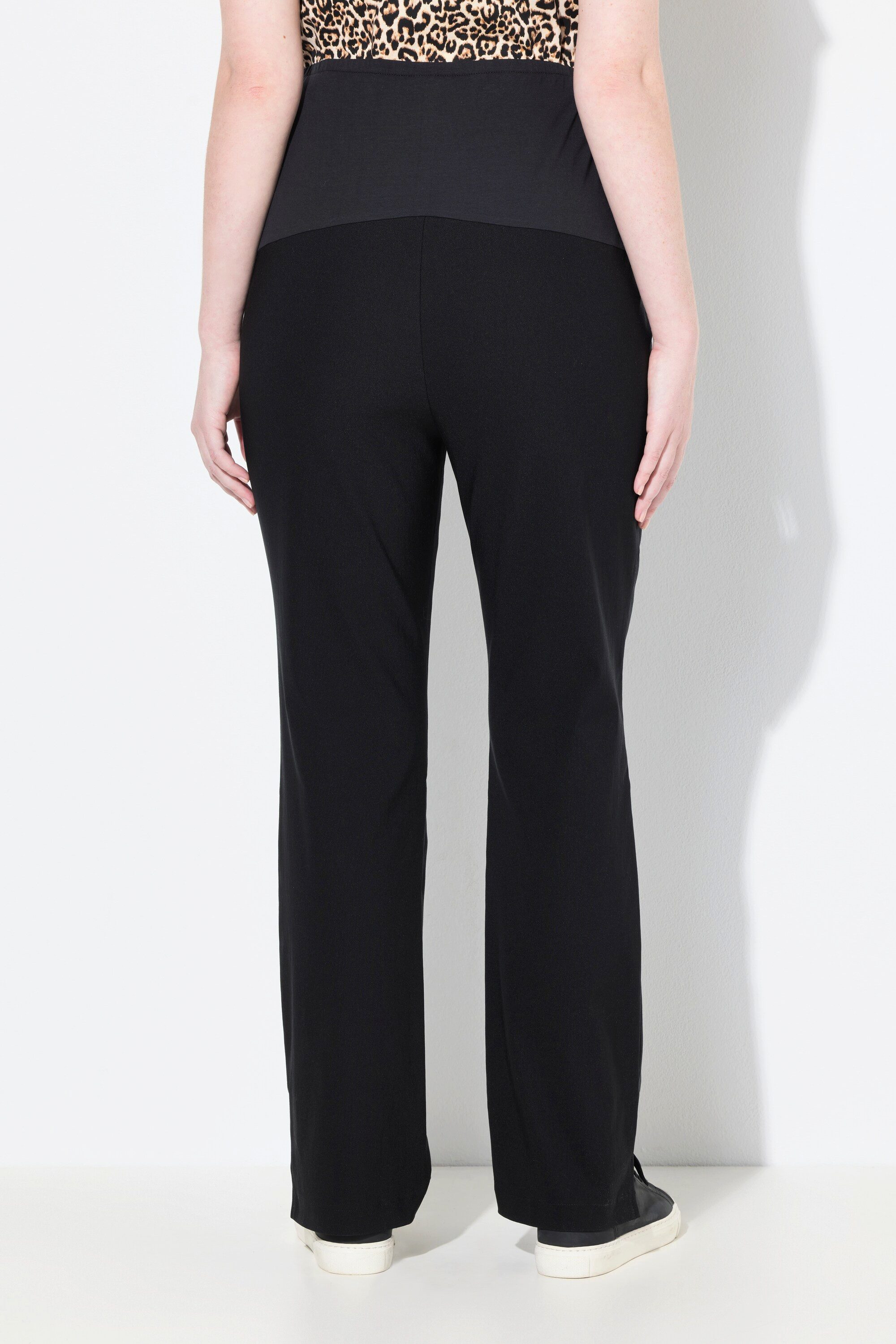 Ulla Popken Stoffhose Bengalinhose Bund-Stretcheinsatz Schwangerschaft