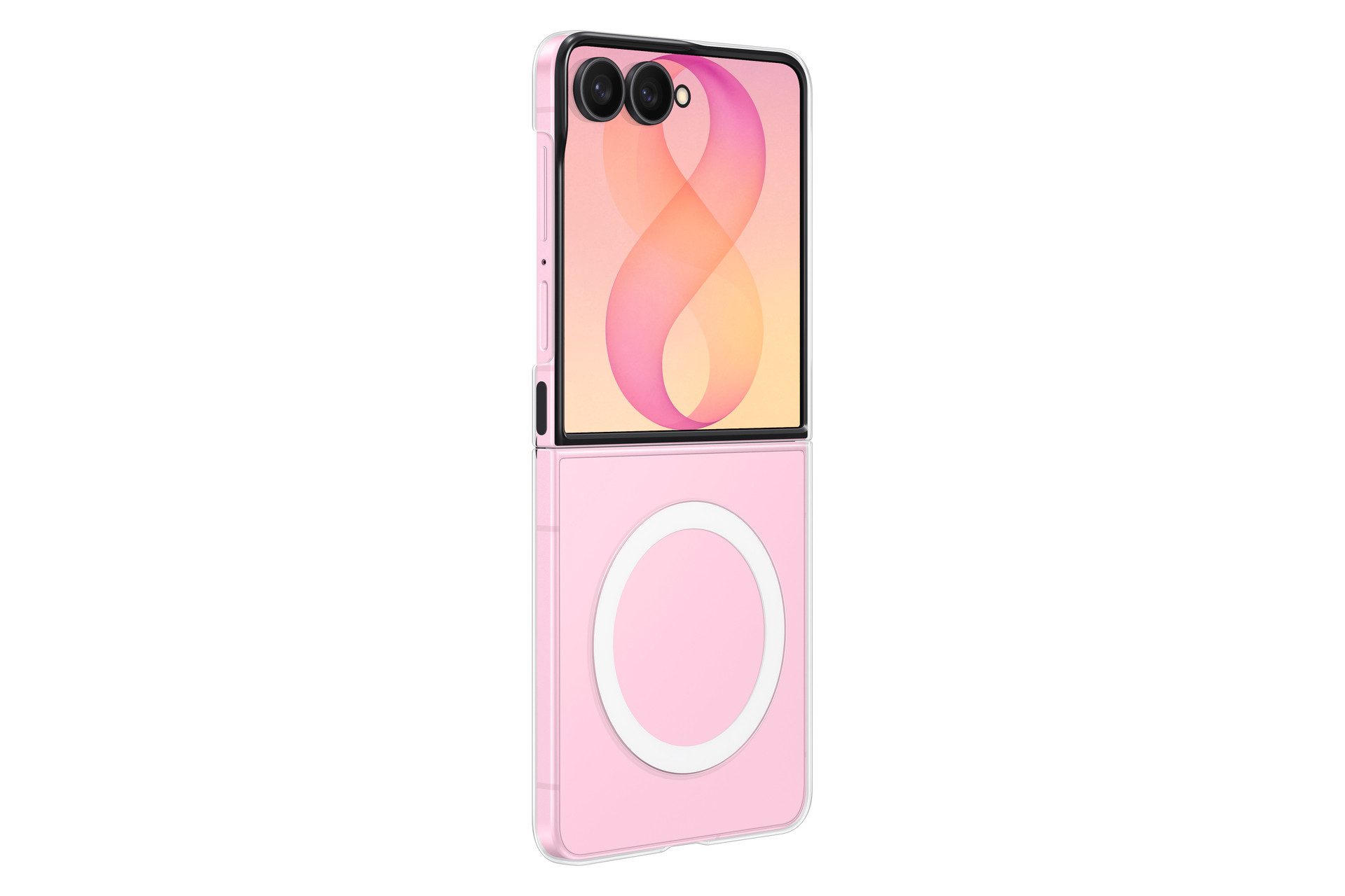Samsung Smartphone-Hülle Clear Magnet Case für Galaxy Flip8, Backcover, Schutzhülle, Handyschutzhülle, Case, Schutzcase, stoßfest