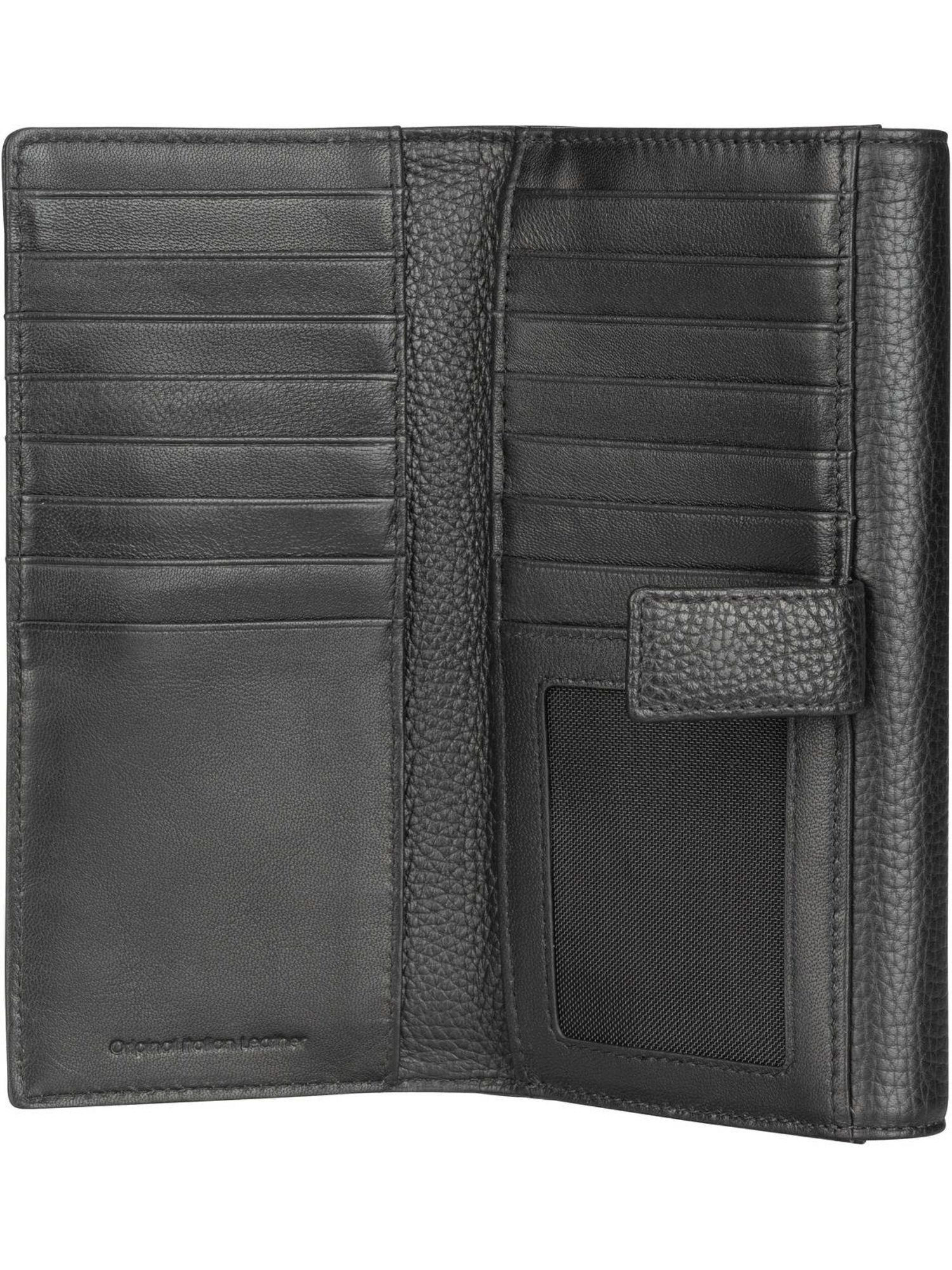 FZP63 Duck Nero Kellnerbörse Leather Wallet Mellow Mandarina