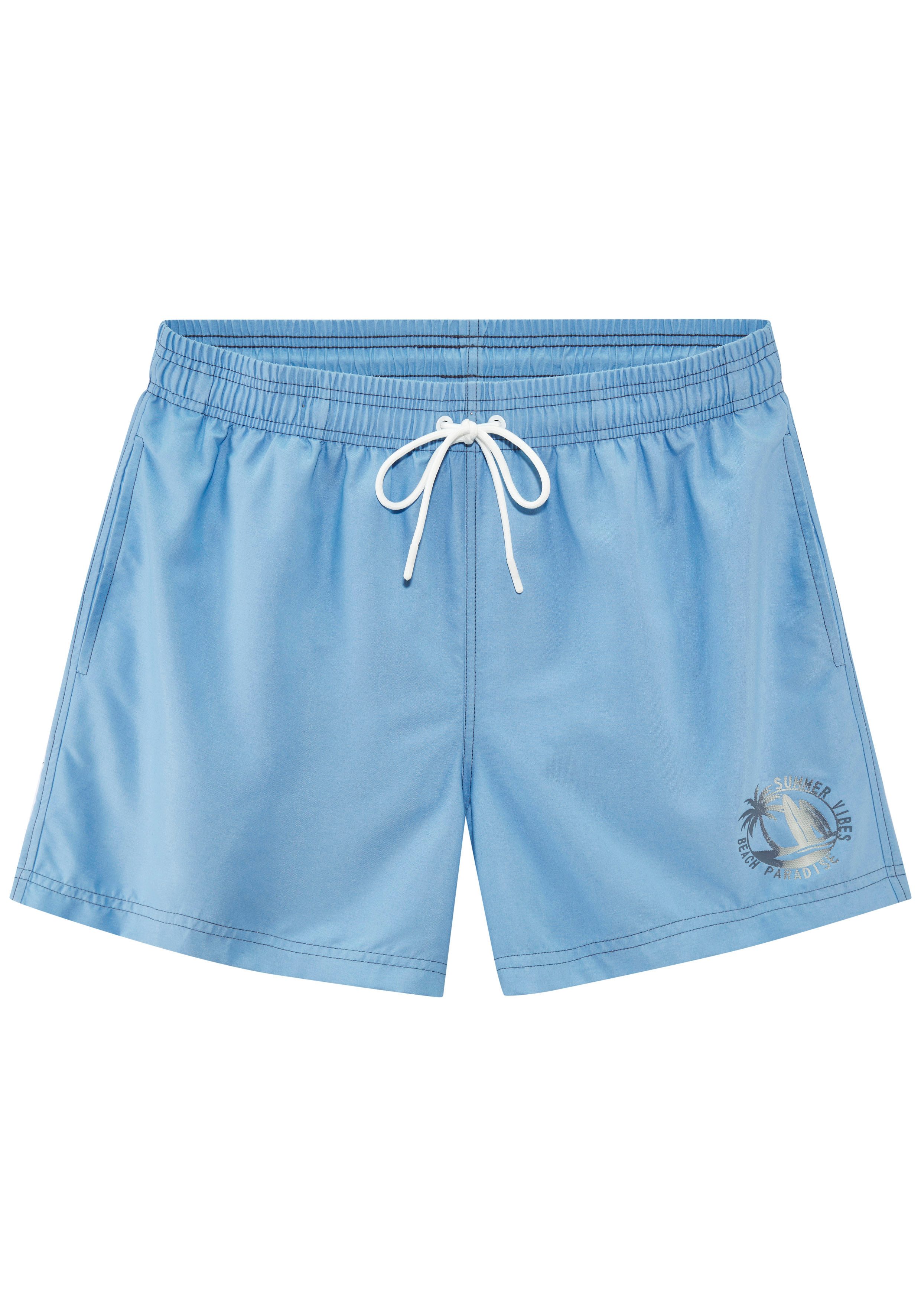 John Devin Badeshorts mit platziertem Druck – Bild 2 von 4