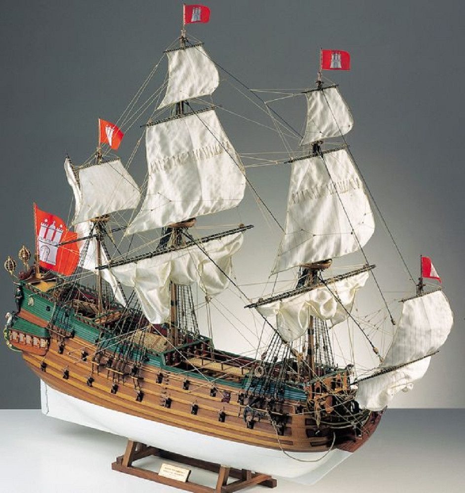 Modellbausatz Corel Schiff Wappen von Hamburg 1:50 Baukasten