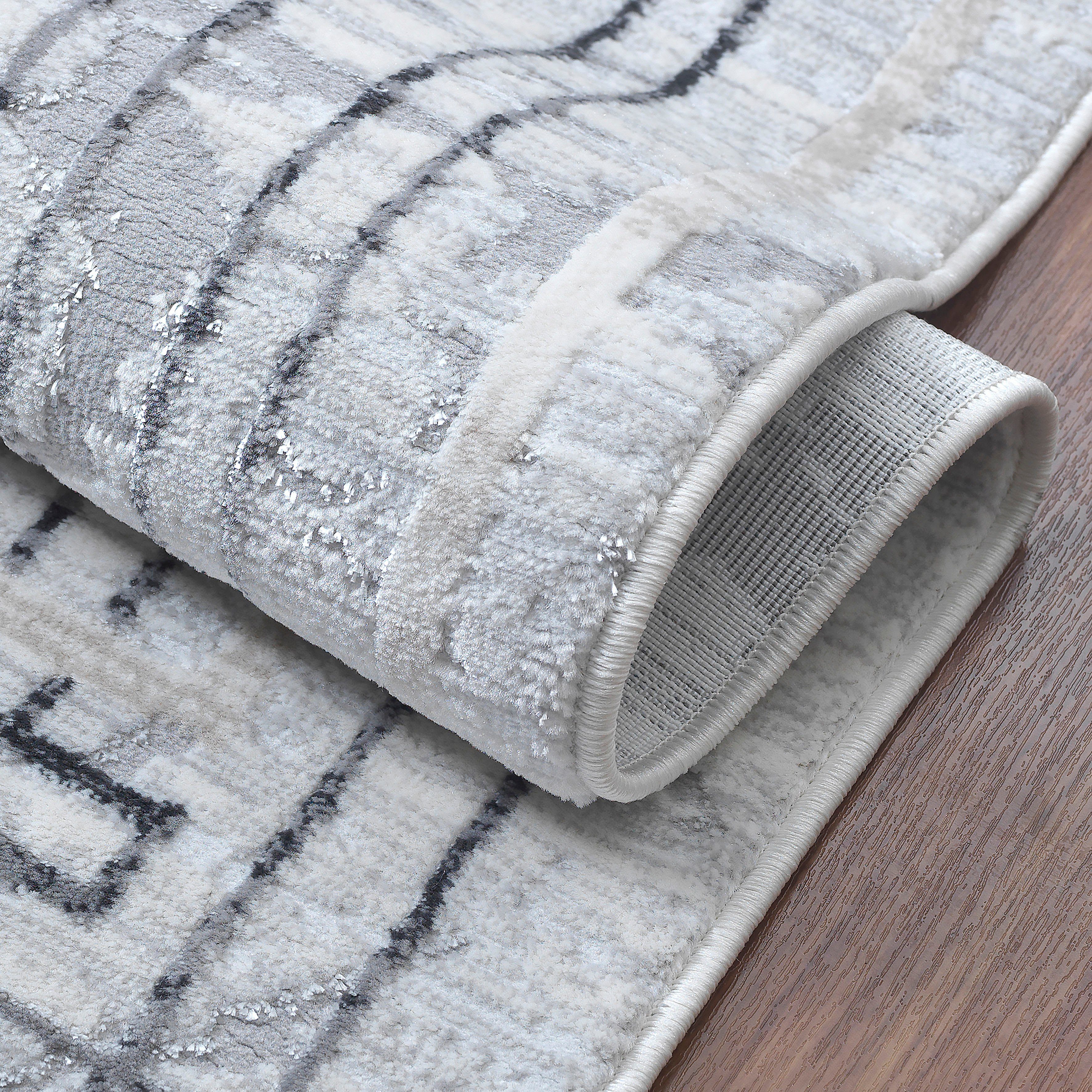 Sanat Teppich Harmony 3212, auch als Läufer, rechteckig, Höhe: 12 mm, Wohnzimmer, Kurzflor, modern, abtrakt, Schlafzimmer