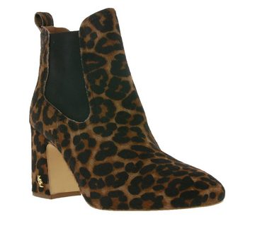 Kurt Geiger KURT GEIGER RAYLAN Echtleder-Stiefelette klassische Damen Ankle-Boots Ausgeh-Stiefel mit Animal-Muster Braun Stiefelette