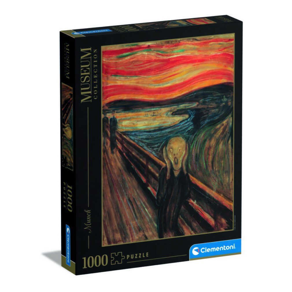 Clementoni® Puzzle Museum Sammlung Munch The Sream puzzle 1000pcs, Puzzleteile