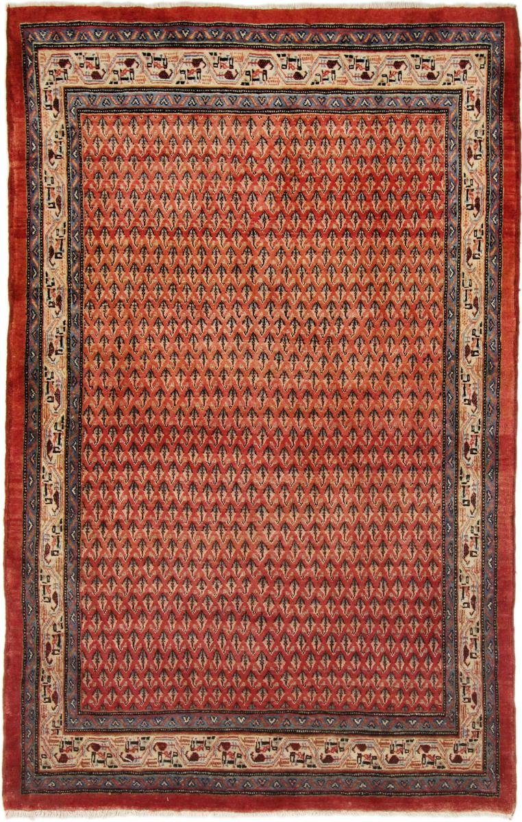 Orientteppich Hamadan 131x204 Handgeknüpfter Orientteppich / Perserteppich, Nain Trading, rechteckig, Höhe: 8 mm