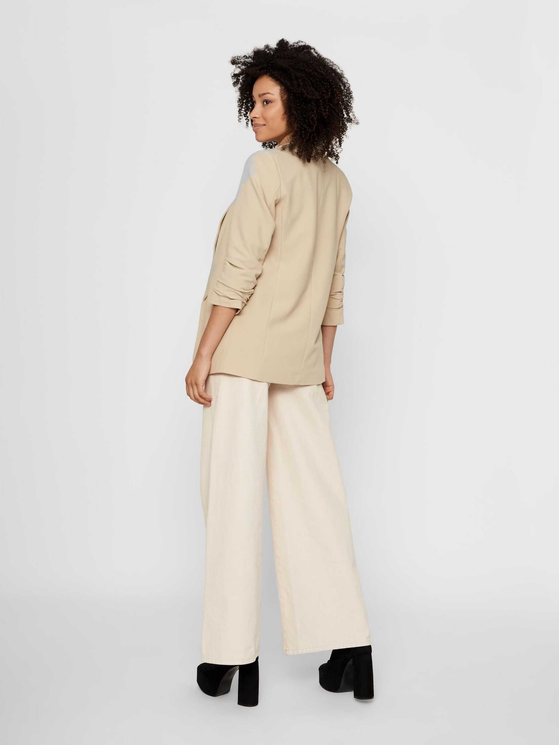 pieces Kurzblazer BOSELLA (1-tlg) Falten günstig online kaufen