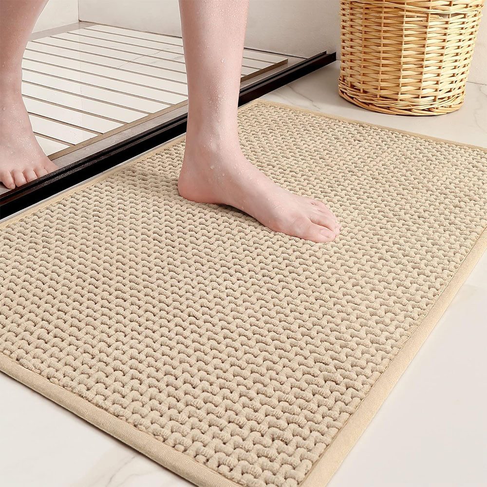NUODWELL Badematte Badezimmerteppich, Badteppich rutschfest Waschbar, günstig online kaufen