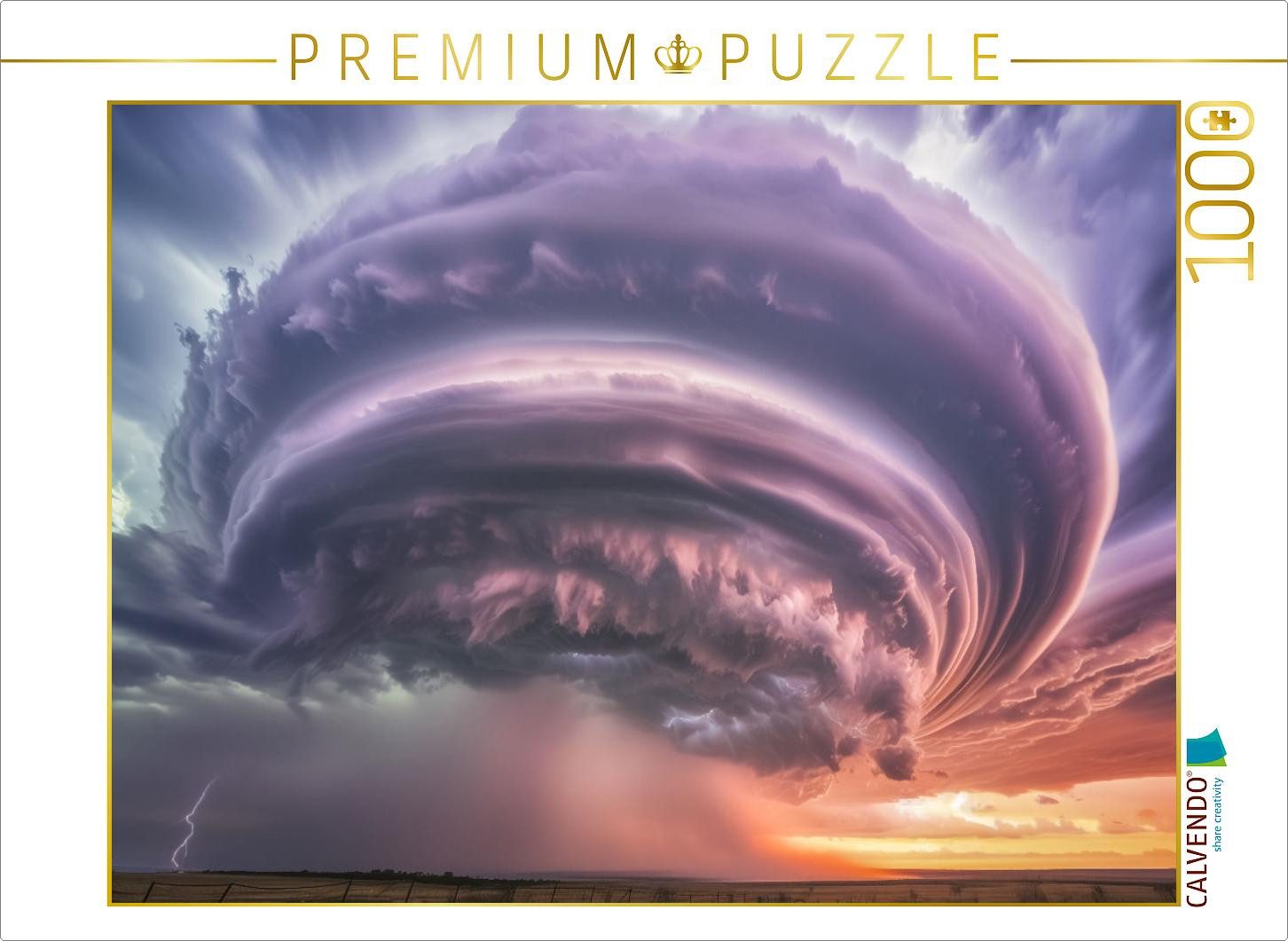 Puzzle CALVENDO Puzzle Ein Motiv aus dem Kalender Im Bann der Naturgewalten