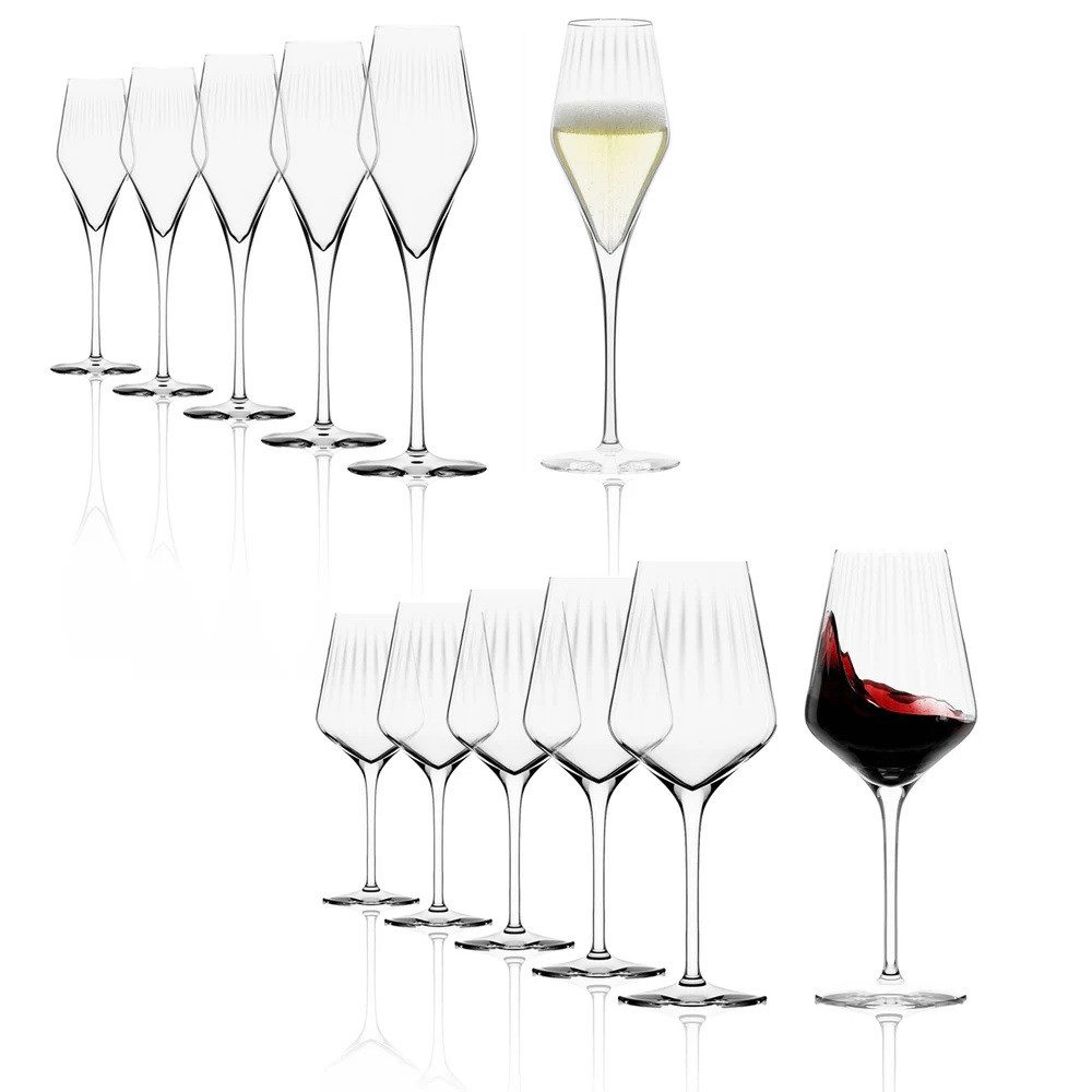 Weinglas Stölzle Lausitz Symphony Rotweinkelch/Champagnerkelch Set 12 teilig