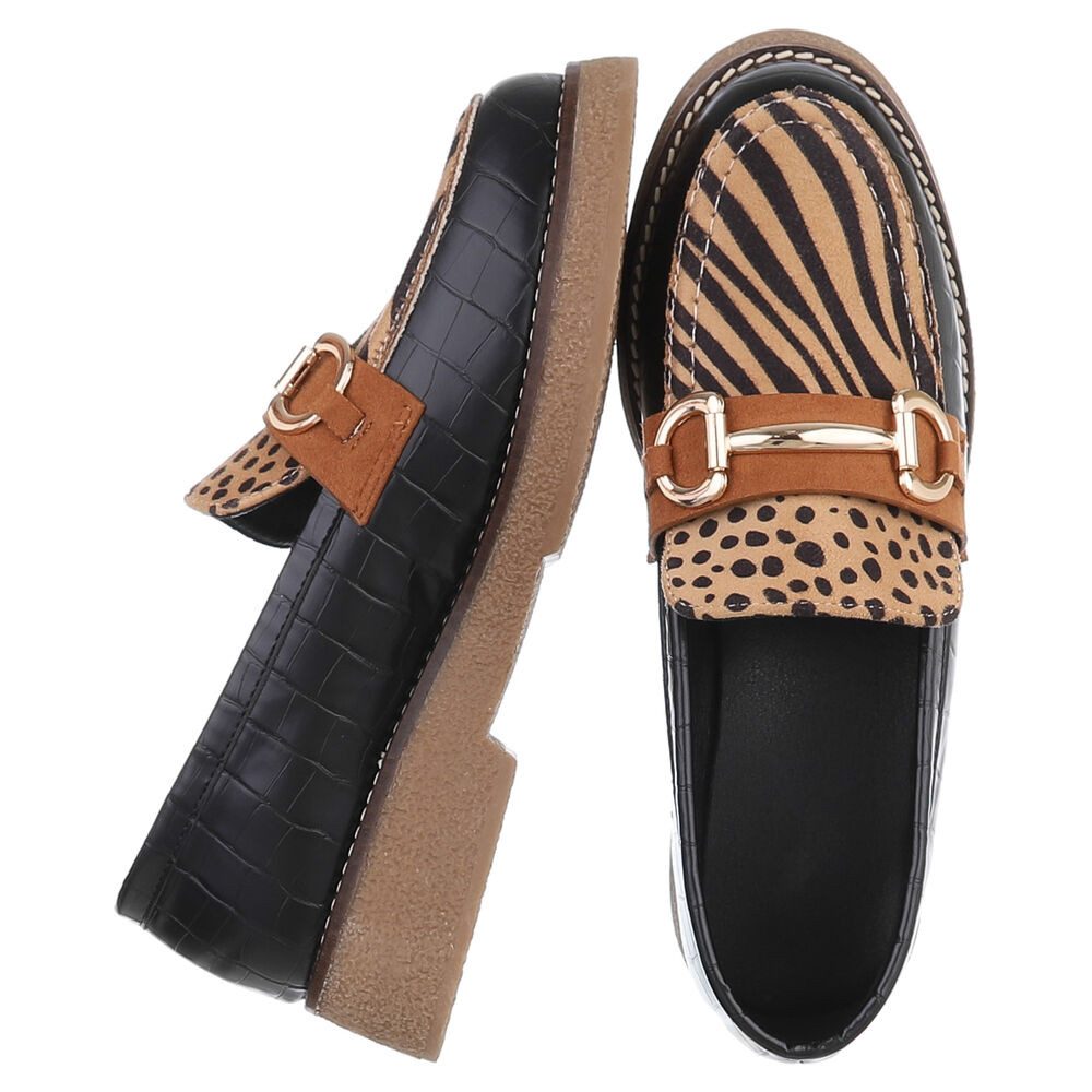 Ital-Design Eleganter Loafer mit Schnalle für Damen – Komfort & Stil Slippe günstig online kaufen