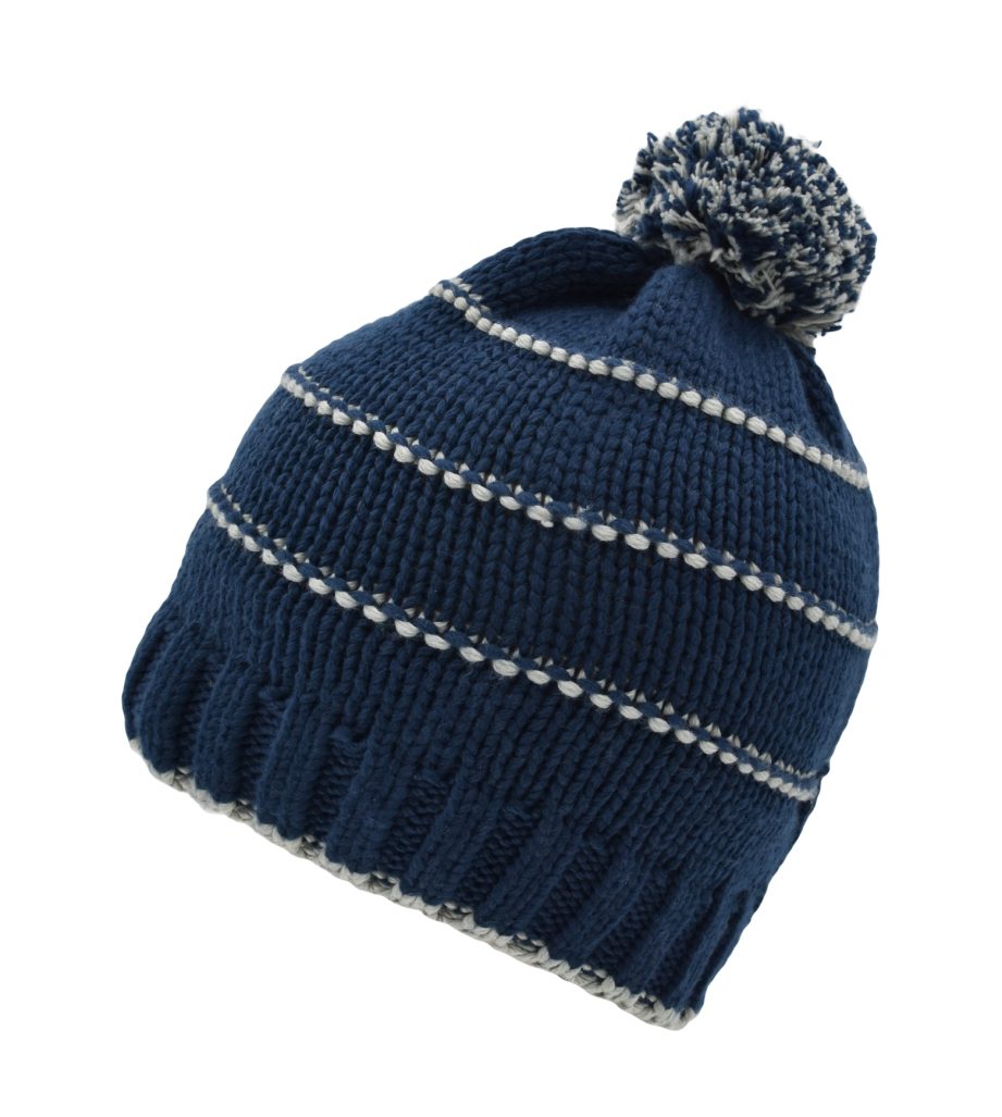 Myrtle Beach Strickmütze Warme Strickmütze aus recyceltem Polyester MB7144 Innenseite mit Fleeceband für einen angenehmen Tragekomfort