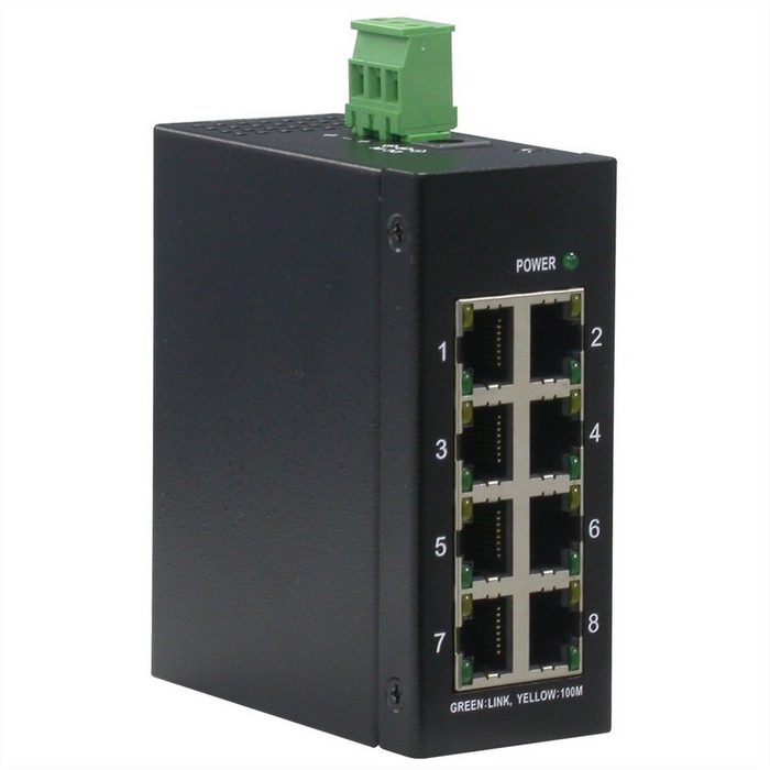 ROLINE Industrie Switch 8x RJ-45 unmanaged Netzwerk-Switch