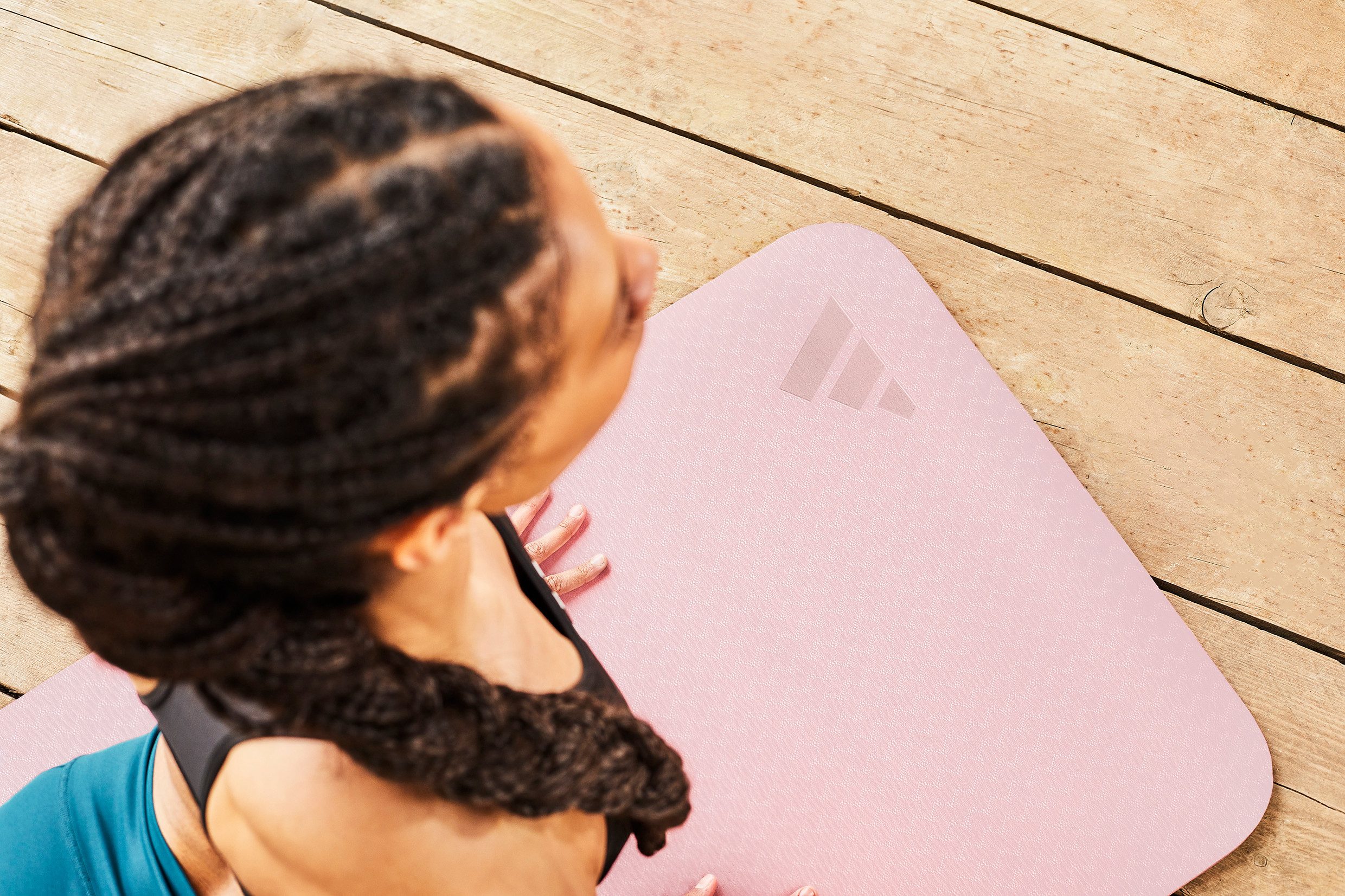adidas Performance Yogamatte Adidas Premium Yogamatte, 5mm in verschiedenen Farben, mit strapazierfähigem und rutschfestem Material – Bild 5 von 5