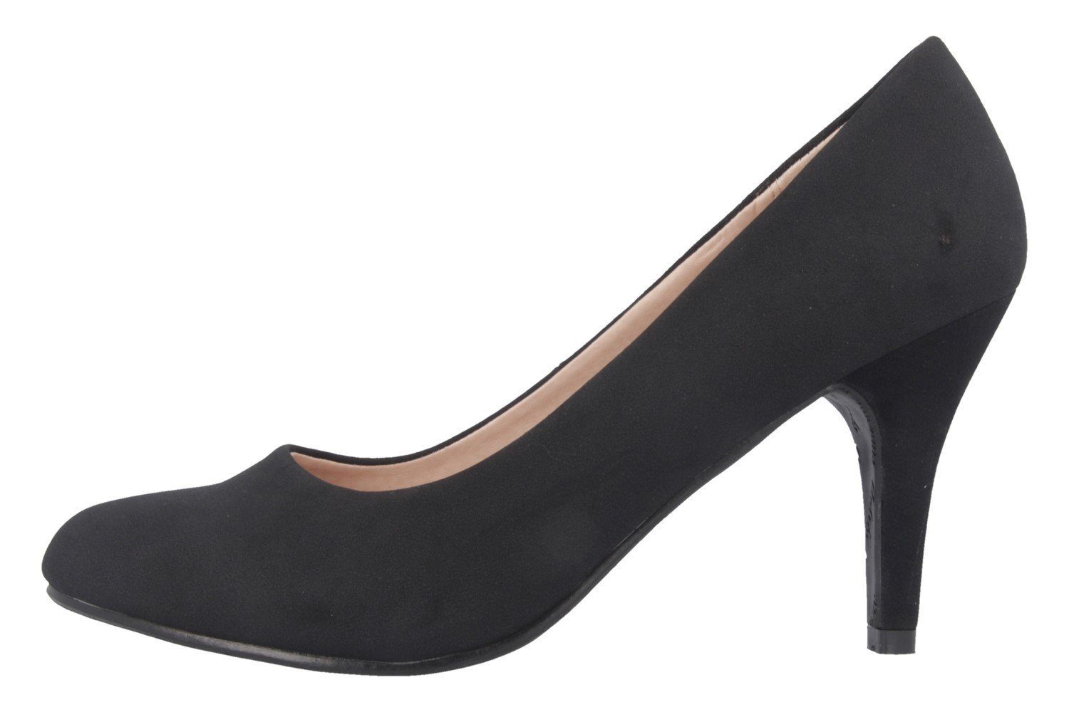 Andres Machado AM422 Peach Negro Pumps