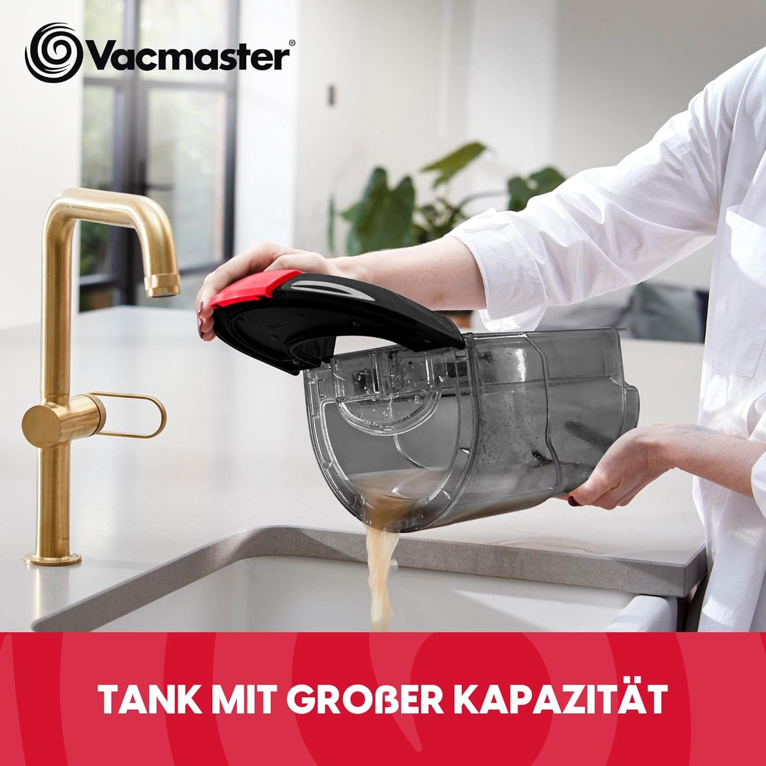 Vacmaster Handstaubsauger Waschsauger Teppichreiniger Fleckenreiniger, 600 W, für Teppiche, Vorleger, Polster, Treppen und Autos