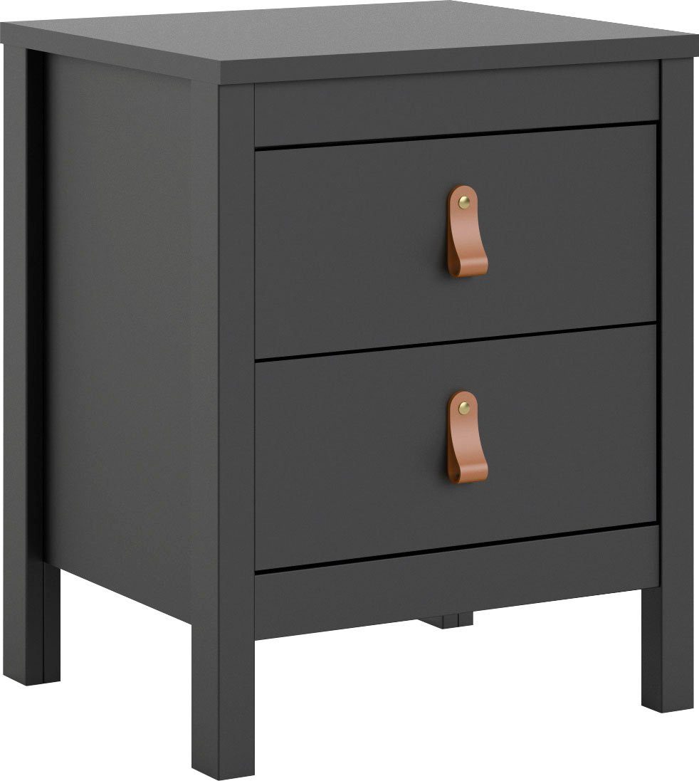 Home affaire Nachttisch Nachtkommode, Nachtschrank, Beistelltisch, mit 2 Schubladen, Breite 44 cm, Höhe 54 cm