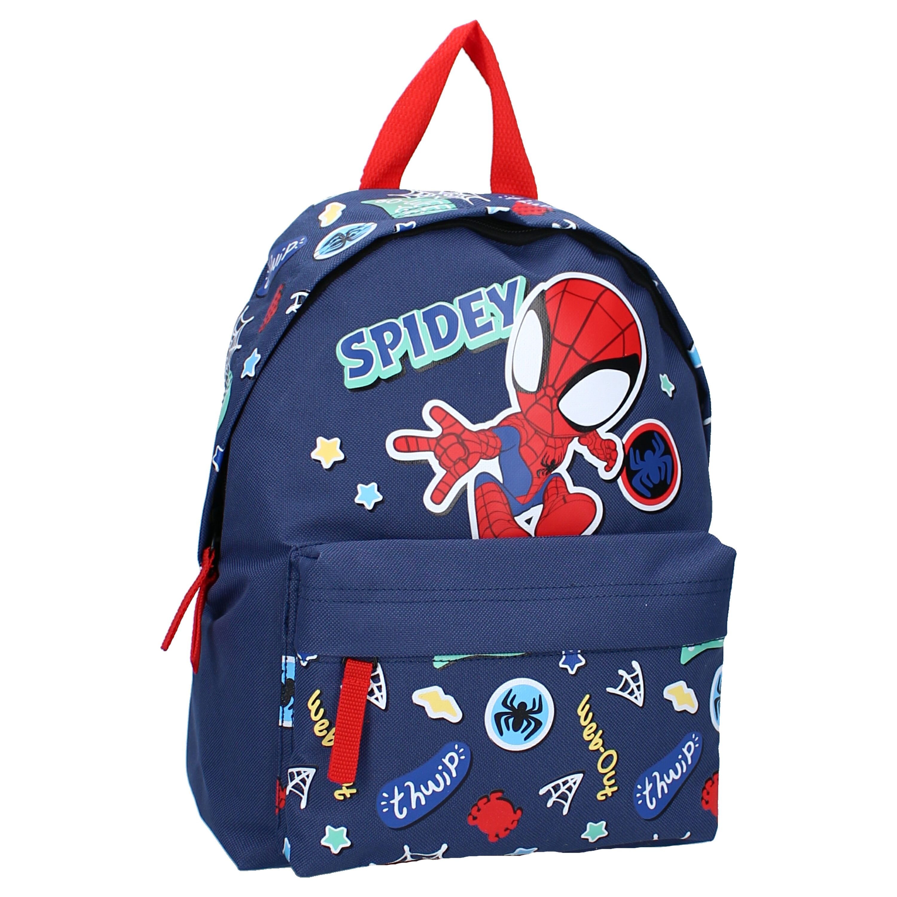 MARVEL Kinderrucksack Marvel Spiderman Spidey Kinder Kita Rucksack Gr. 31 x 22 x 9 cm