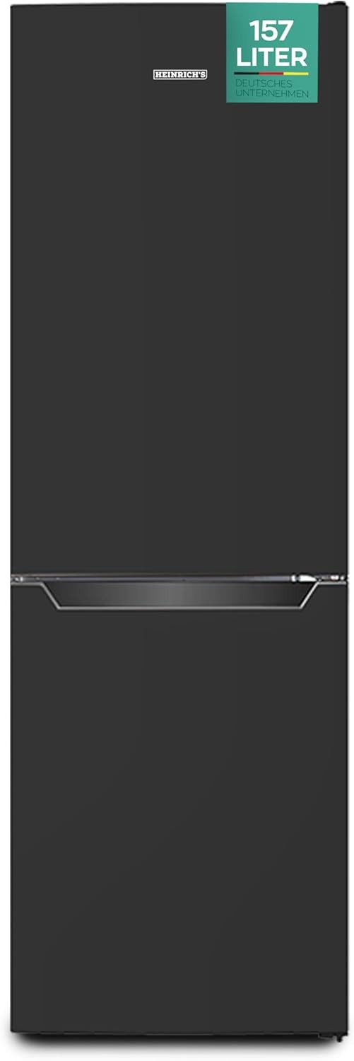 Heinrich´s Kühl-/Gefrierkombination HKS 3191, 144 cm hoch, 47 cm breit, 147L Kühlschrank, LED Beleuchtung, leise 39 dB