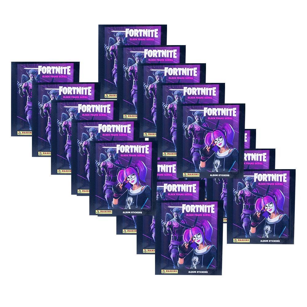Panini Sammelkarte Fortnite 2 - Black Frame - Sammelsticker - 20 Tüten