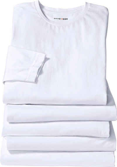 Otto Kern Langarmshirt (Spar-Set, 5er-Pack) aus Baumwolle, geeignet als Shirt oder als Unterzieher