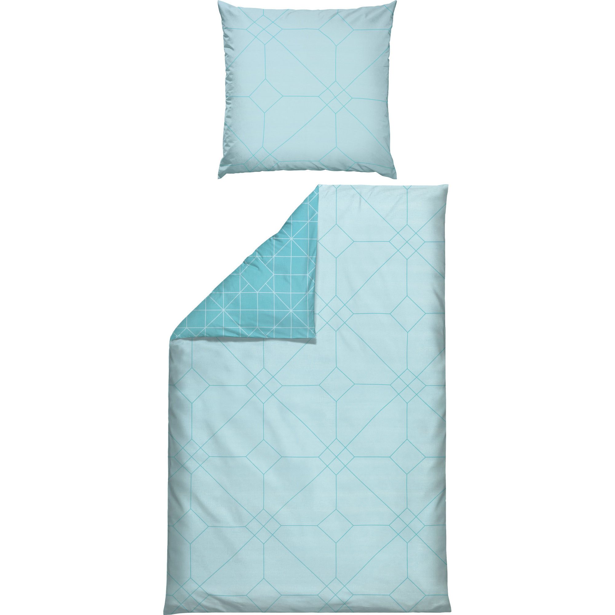 Erwin Müller Bettwäsche Wendebettwäsche, Mako-Satin, Grafik günstig online kaufen