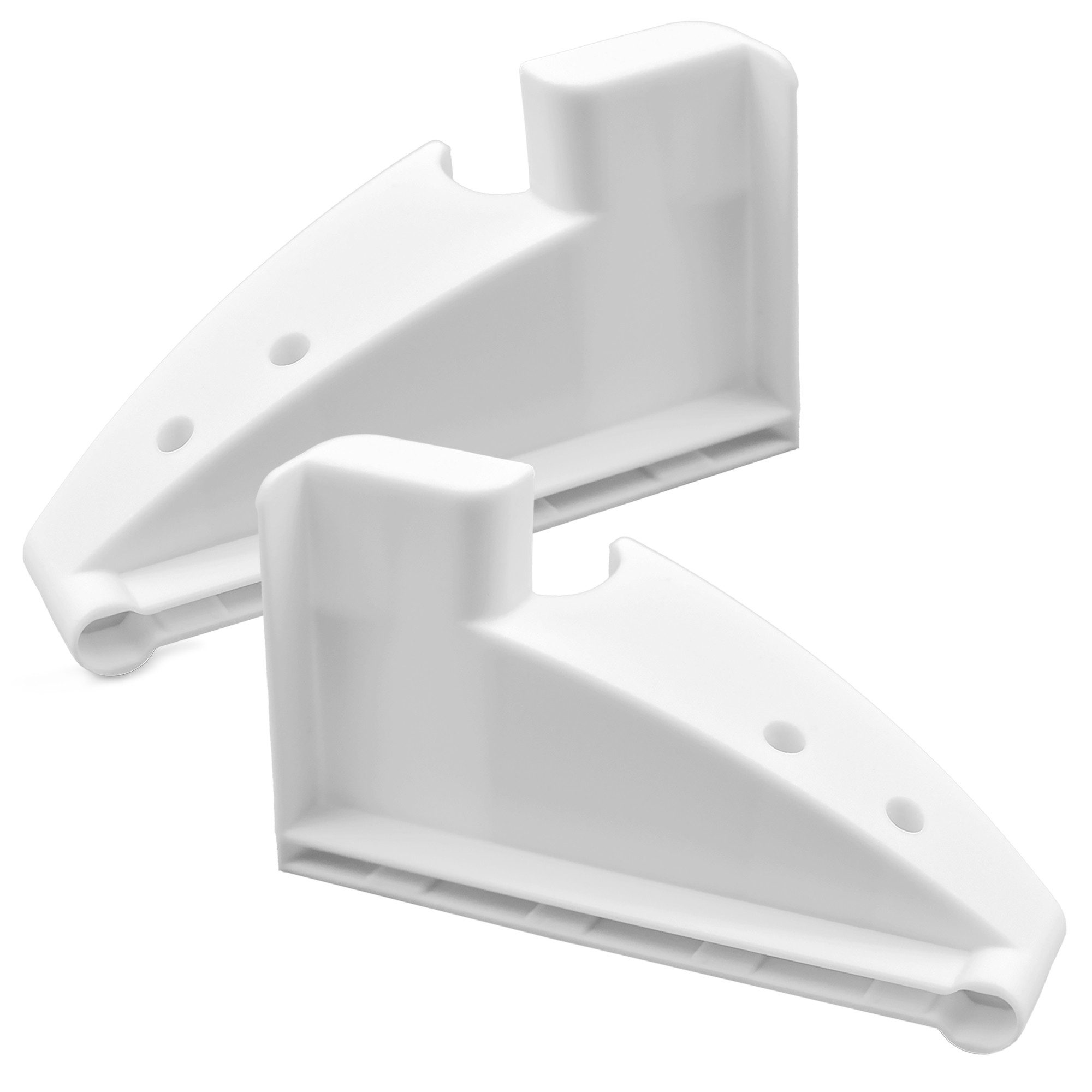 VIOKS Flaschenablage Seitenteil Set rechts/links Ersatz für Liebherr 7438550/7427329, für Flaschenfach Kühlschrank Tür