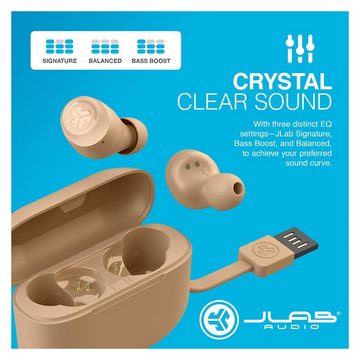 Jlab Go Air Tones True Wireless Earbuds In-Ear-Kopfhörer (TWS, Bluetooth, USB-Ladecase, Touch, EQ3-Sound, Hauttöne)