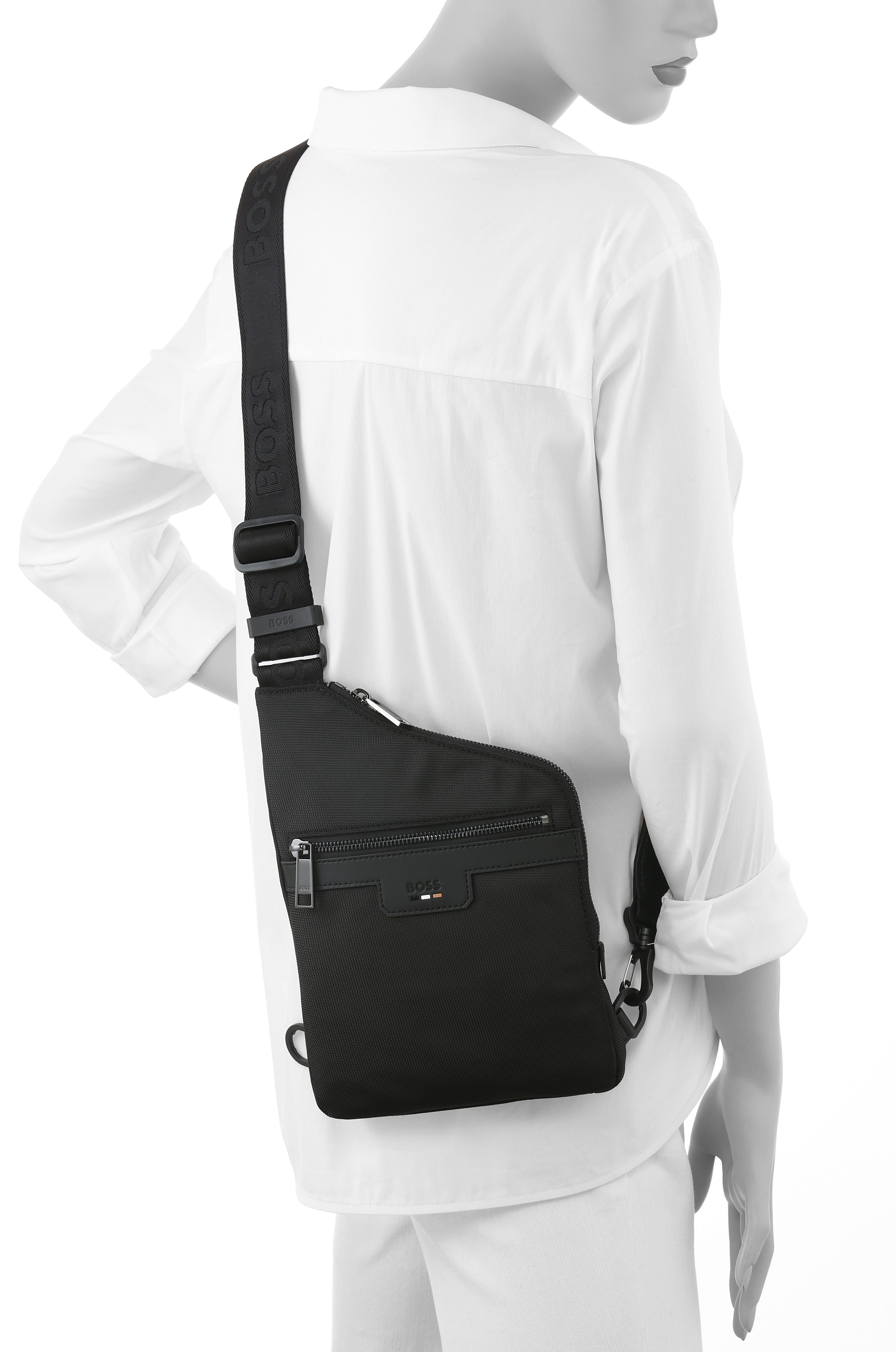 BOSS Umhängetasche, Cross Body Bag, Umhängetasche, Mini Bag mit verstellbaren Riemen