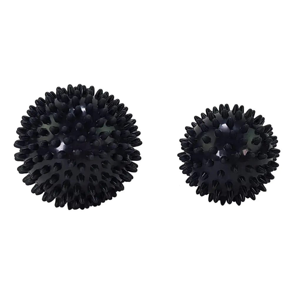 Sport-Knight® Massageball Massageball-Set 5tlg. Silikon- & Igelbälle im Set, verschiedene Größen, Massageball-Set, Set enthält 2 Igelbälle, 1 Silikonball und 1 Doppel-Silikonball