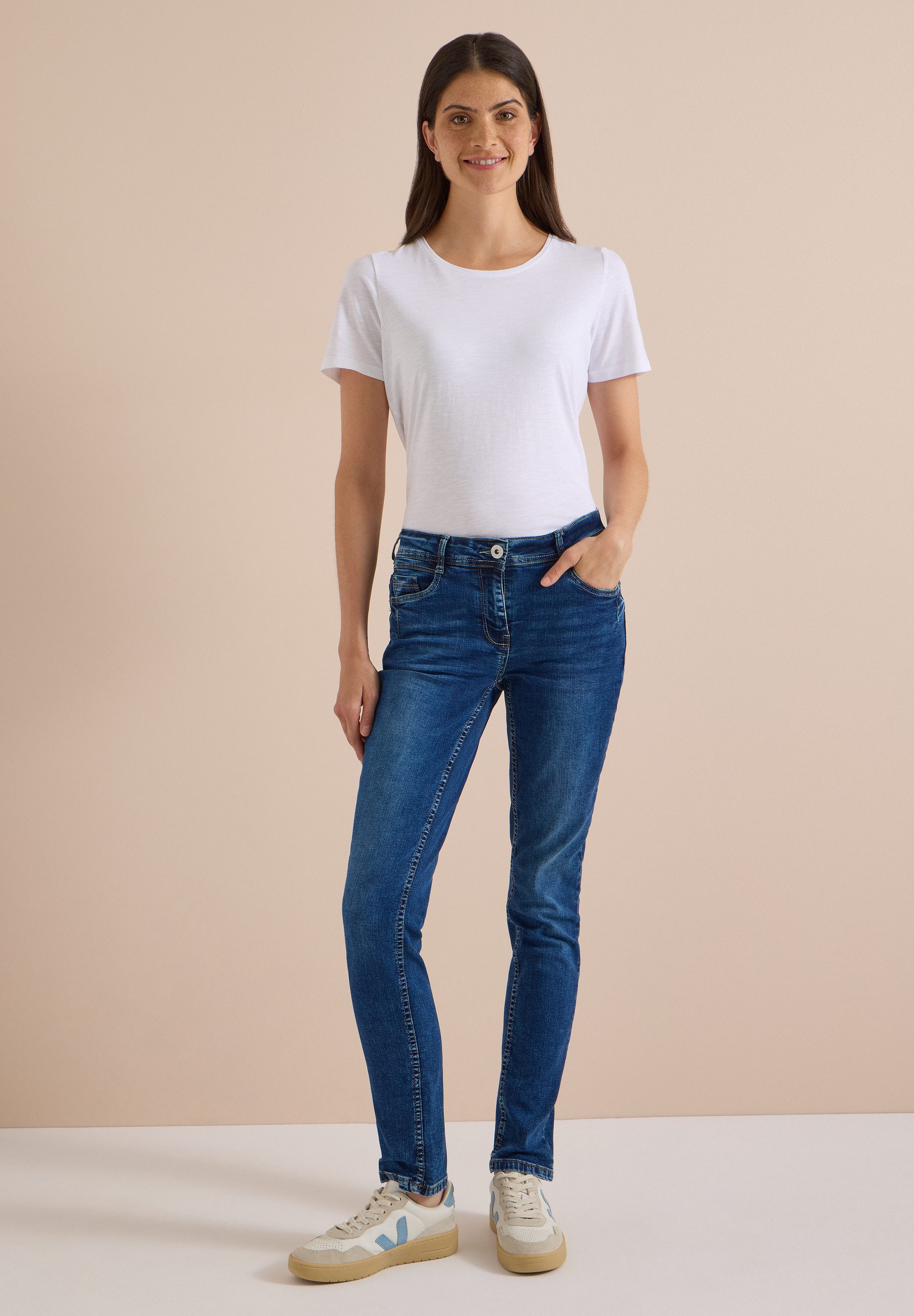 CECIL Comfort-fit-Jeans Middle Waist – Bild 4 von 5