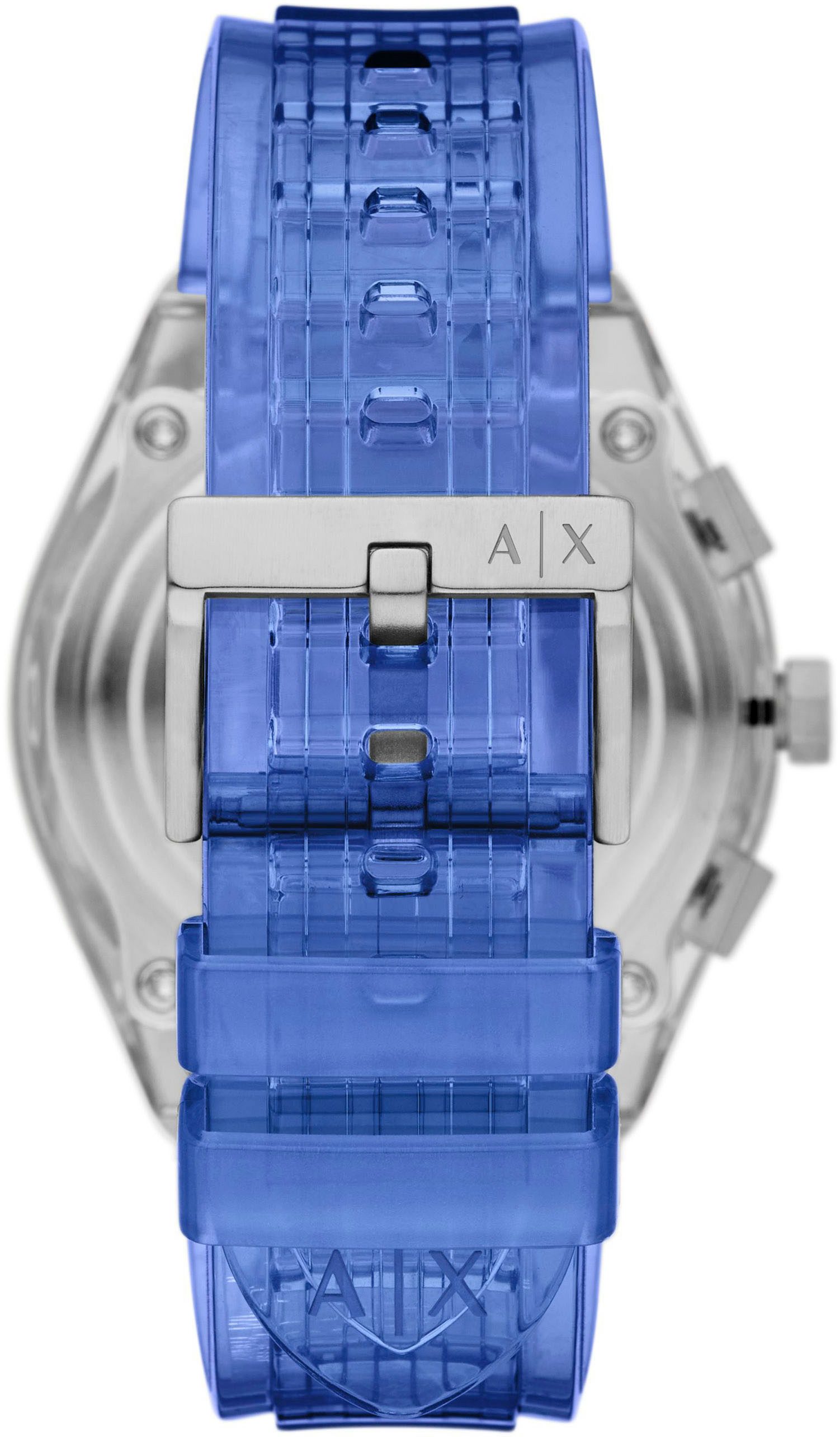 ARMANI EXCHANGE Chronograph SYNC AX4166, Quarzuhr, Armbanduhr, Herrenuhr, Polyurethanband, Datum, Stoppfunktion