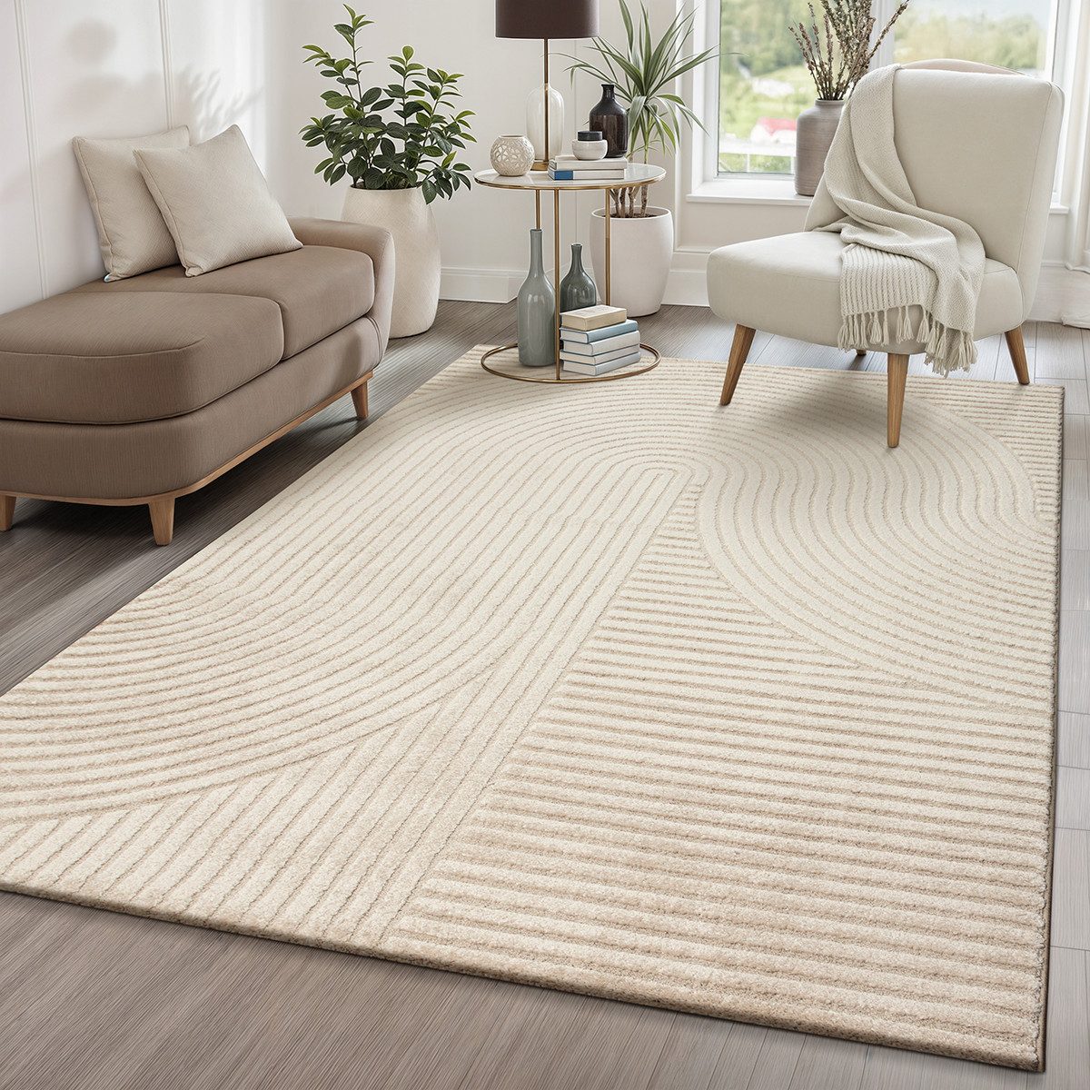 the carpet Teppich Everest, rechteckig, Höhe: 14 mm, moderner Wohnzimmer Teppich hohe Flordichte