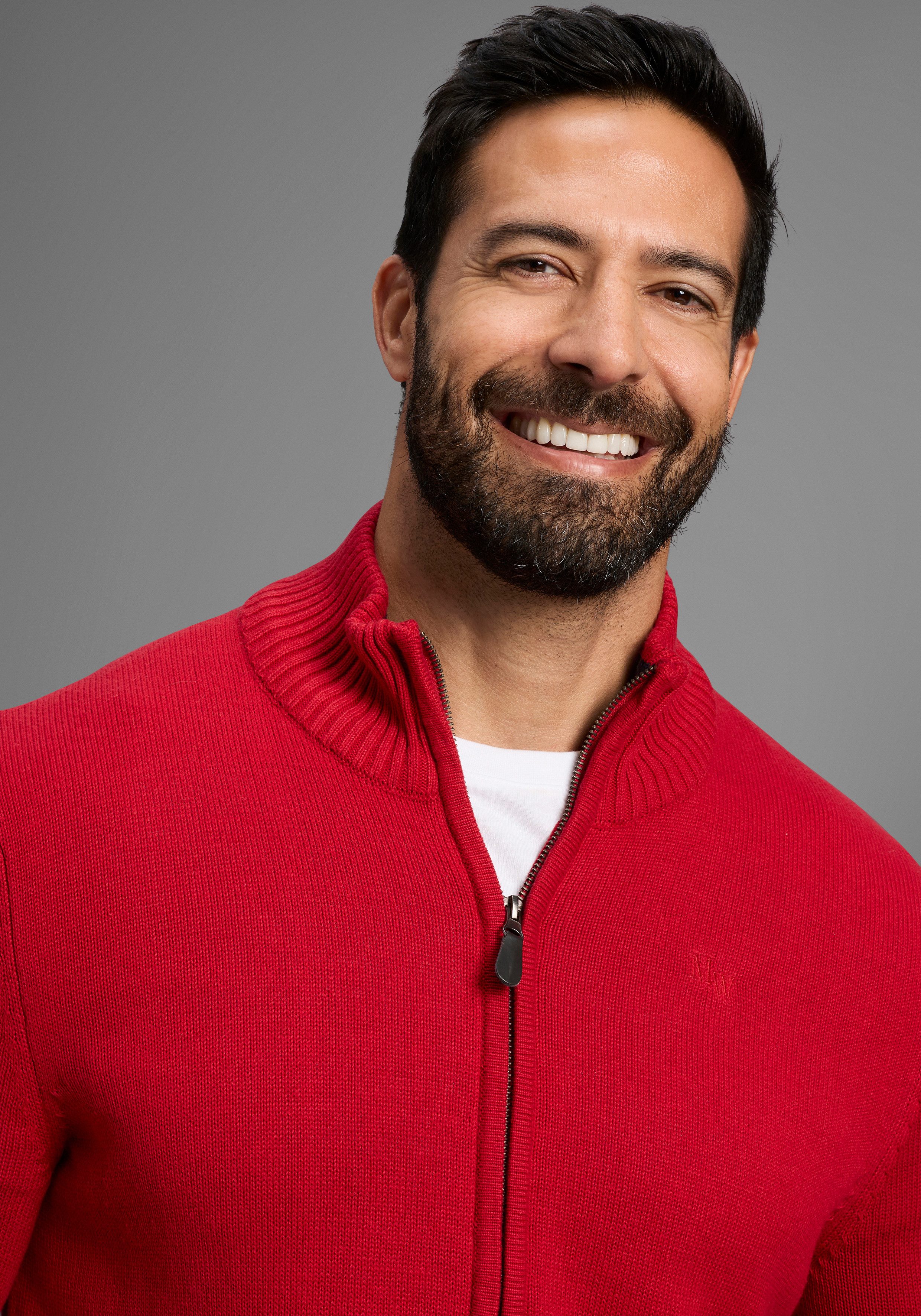 Man's World Strickjacke neue Farben! aus Baumwollmischung