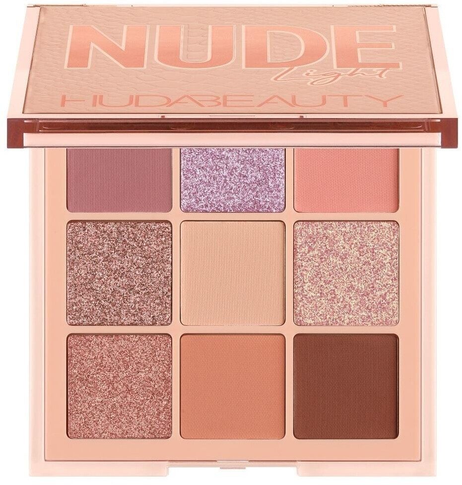 Huda Beauty Lidschatten-Palette NUDE Obsessions - Light, 1-tlg., 9 Farbtöne