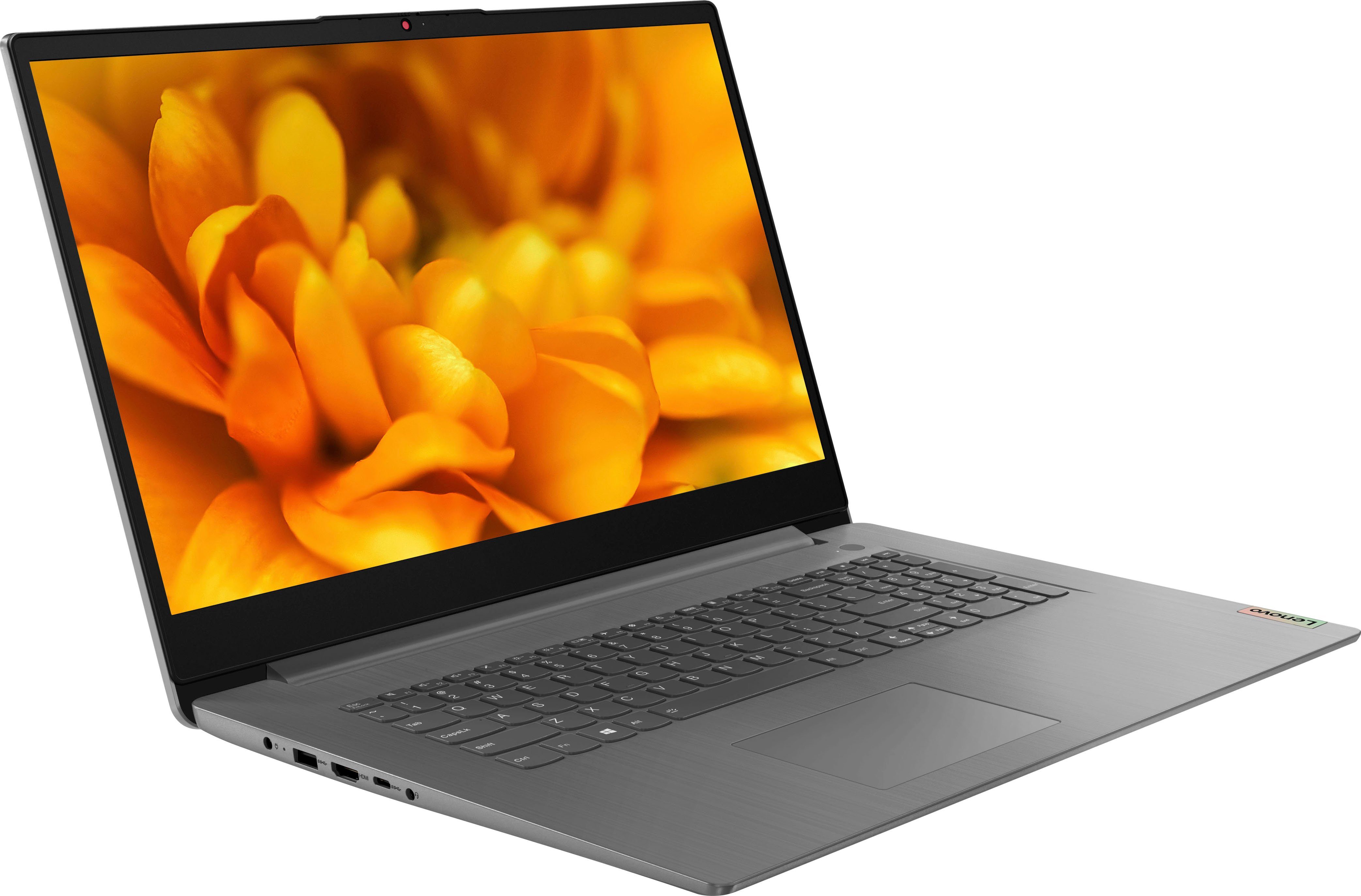 Lenovo IdeaPad 3 3 GB cm/17,3 Zoll, 512 Notebook Xe Core Iris (43,94 kostenlos i5 17ITL6 Graphics, Lenovo Care) Intel Monate 1135G7, Premium SSD